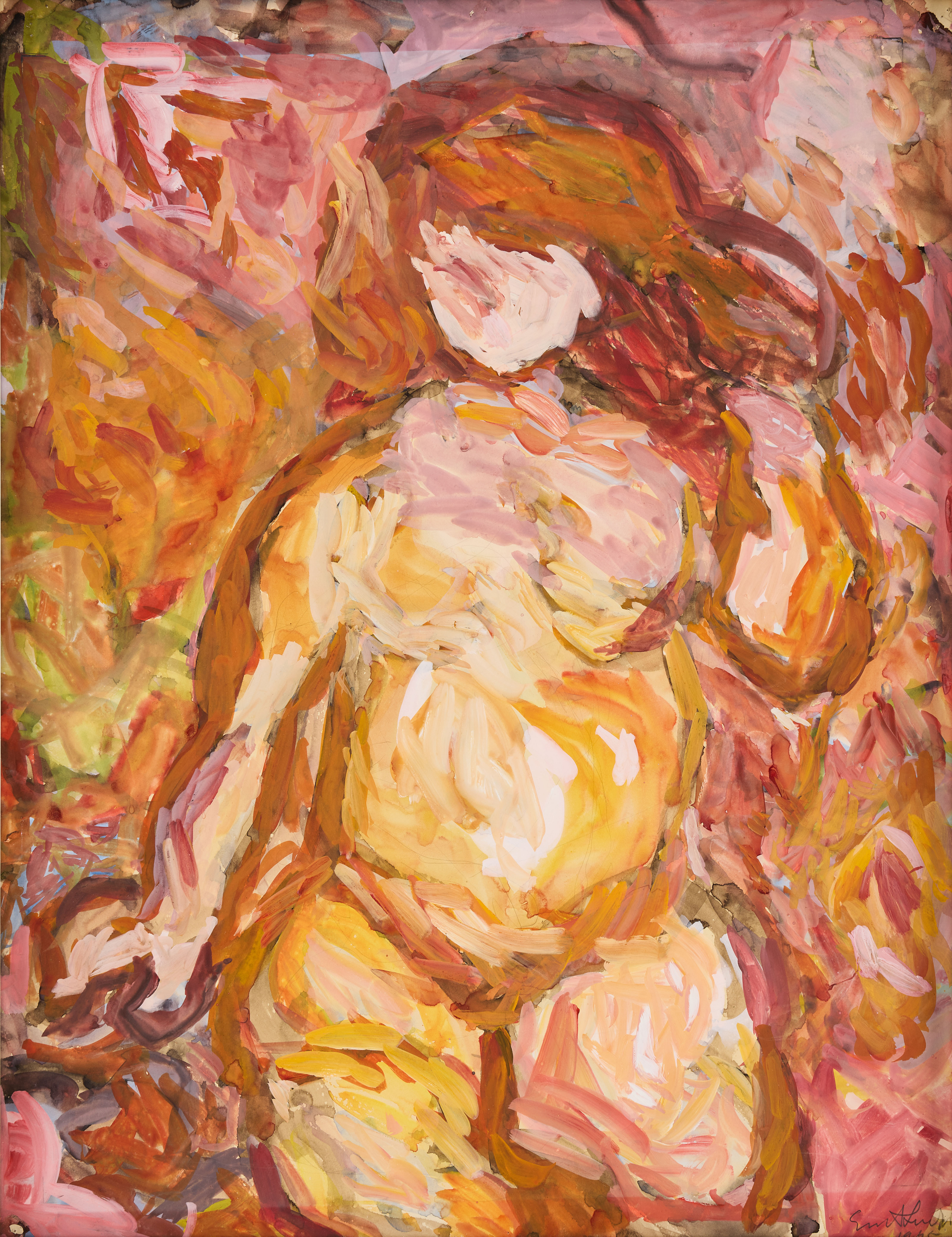 EVERT LUNDQUIST. "Sittande kvinna".