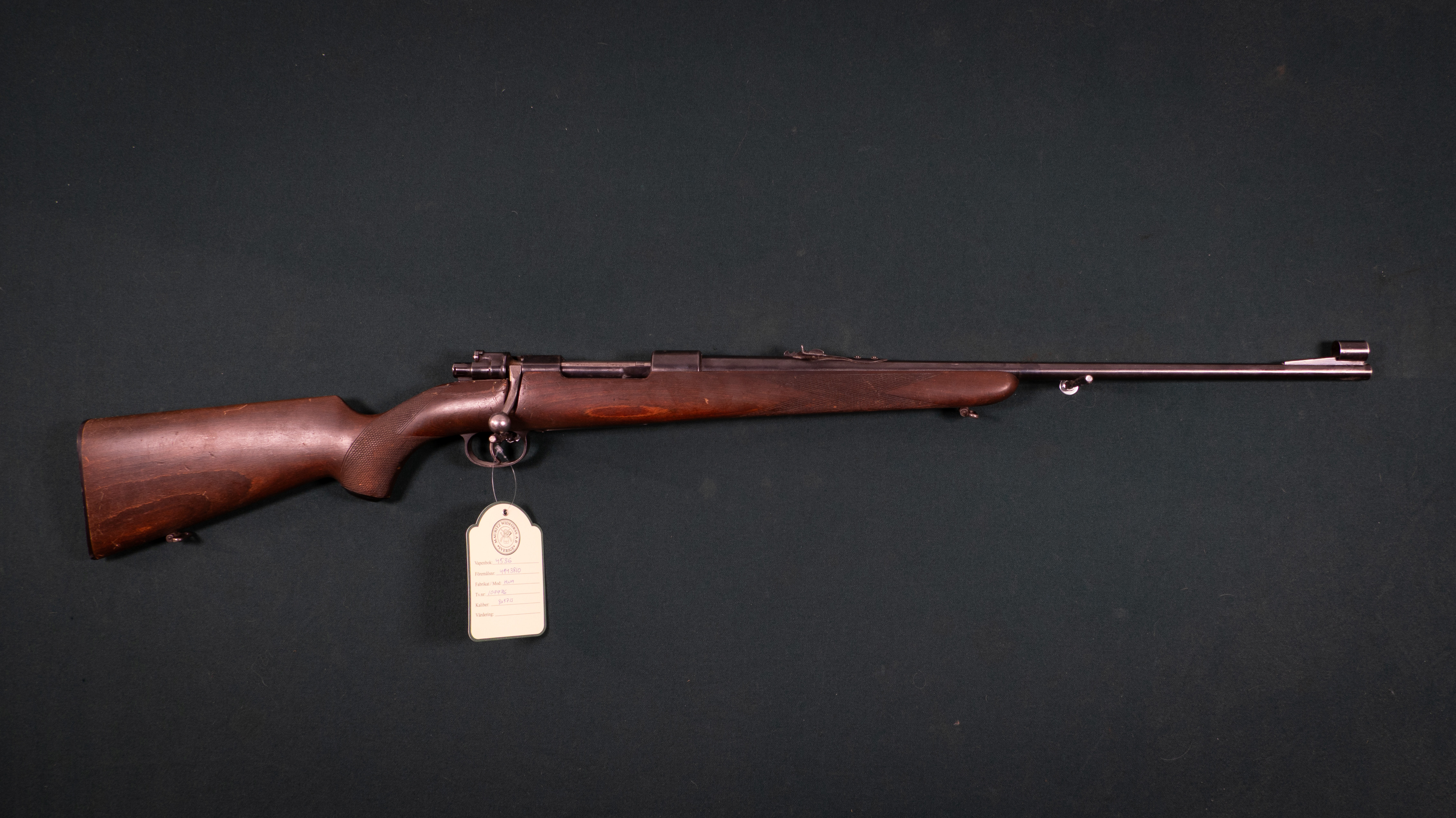 HVA Kal. 8x57IS Tillv.nr: 107976.
