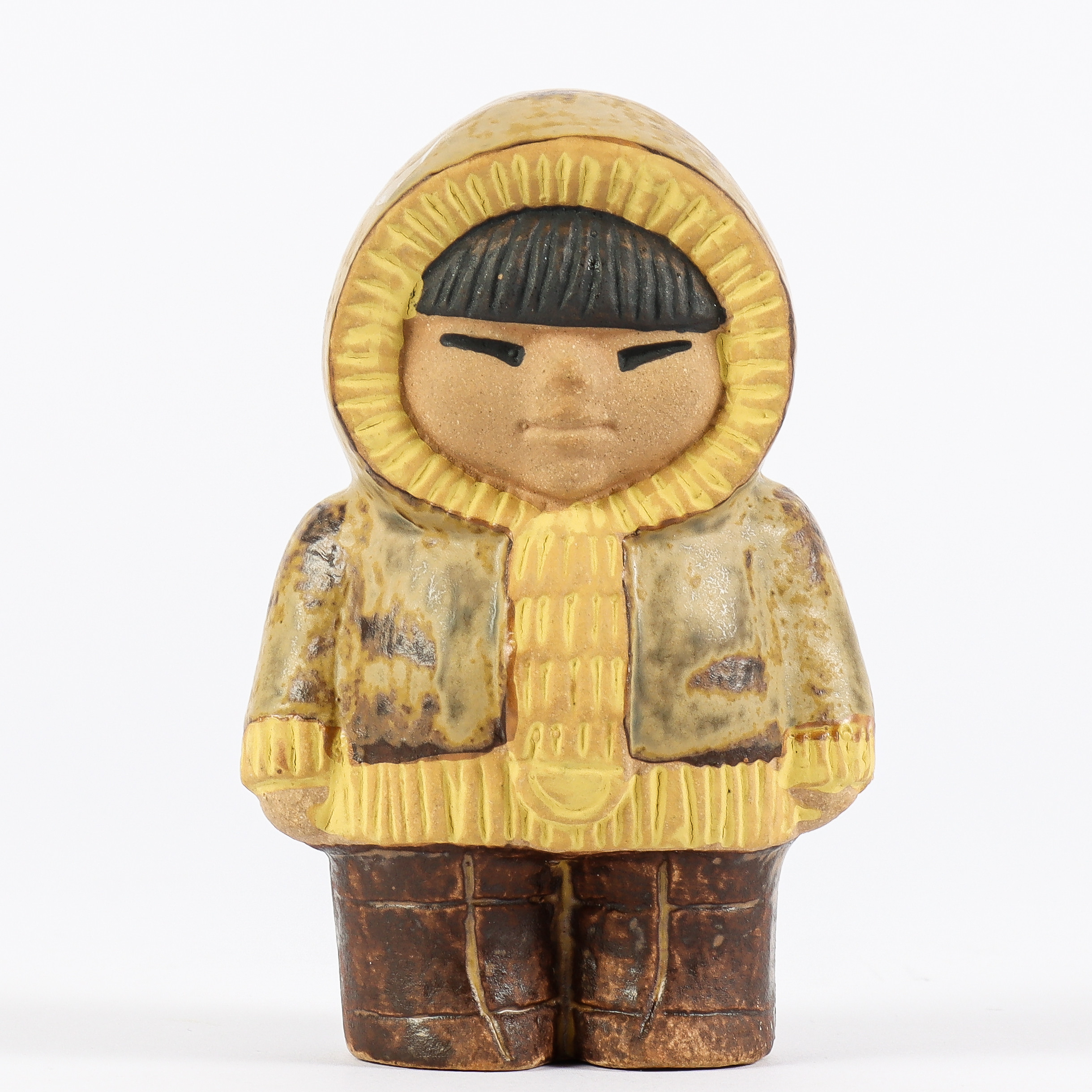 LISA LARSON. Figurin, "Nord", ur serien "All Världens Barn", stengods, Gustavsberg.