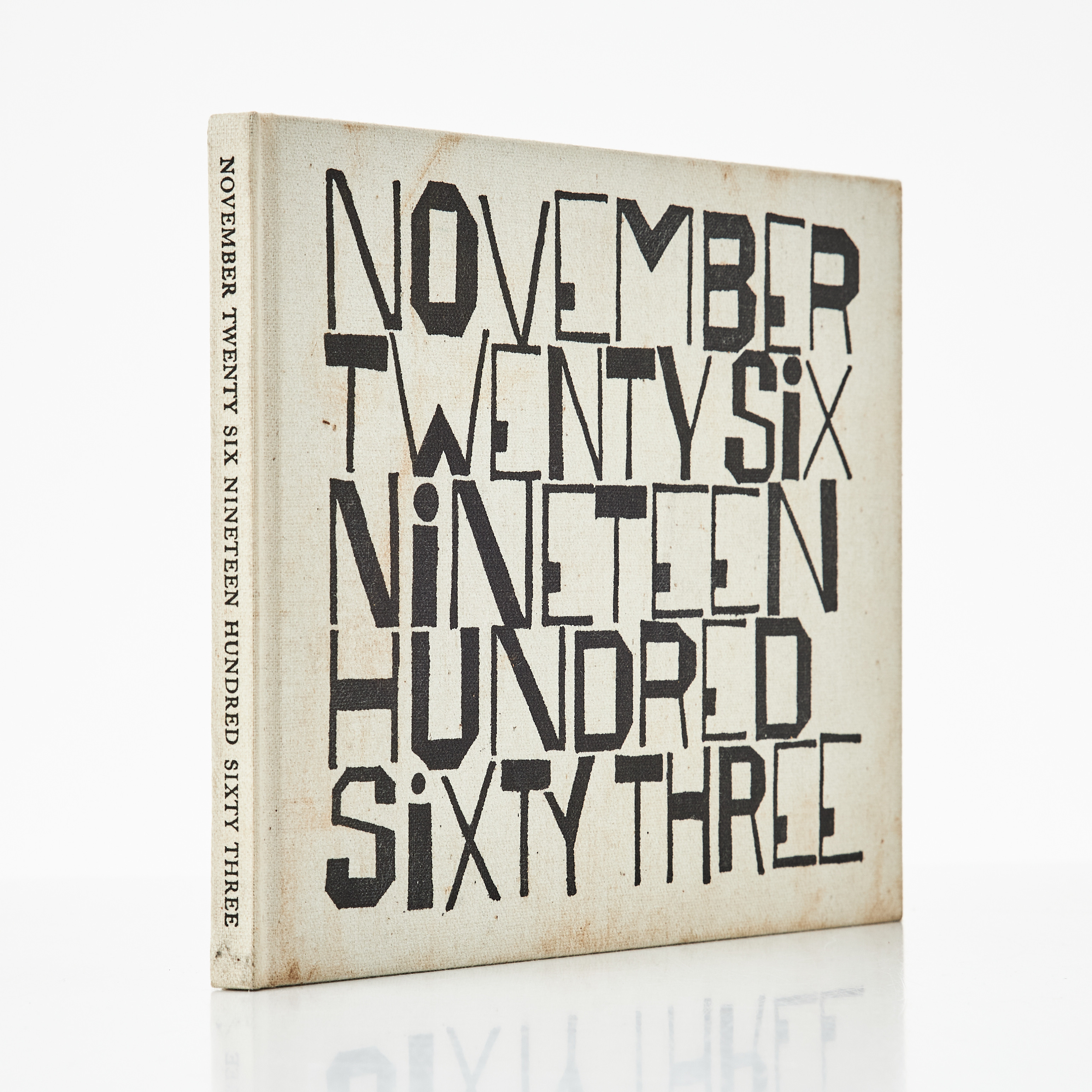 WENDELL BERRY, POETRY, NOVEMBER TWENTY SIX (..), 1964.