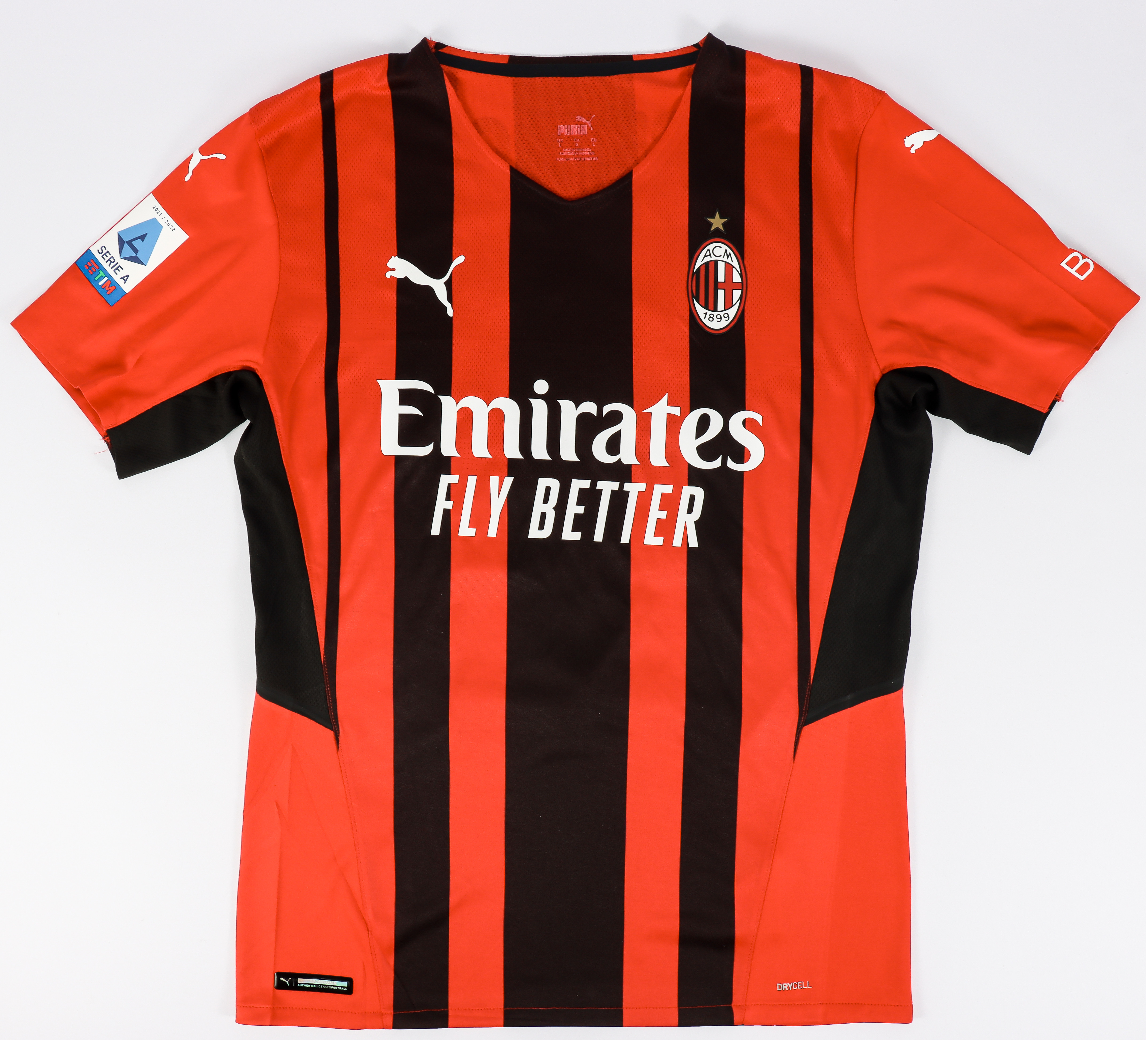 ZLATAN IBRAHIMOVIĆ Matchtröja, AC Milan, 2021/2022, signerad.