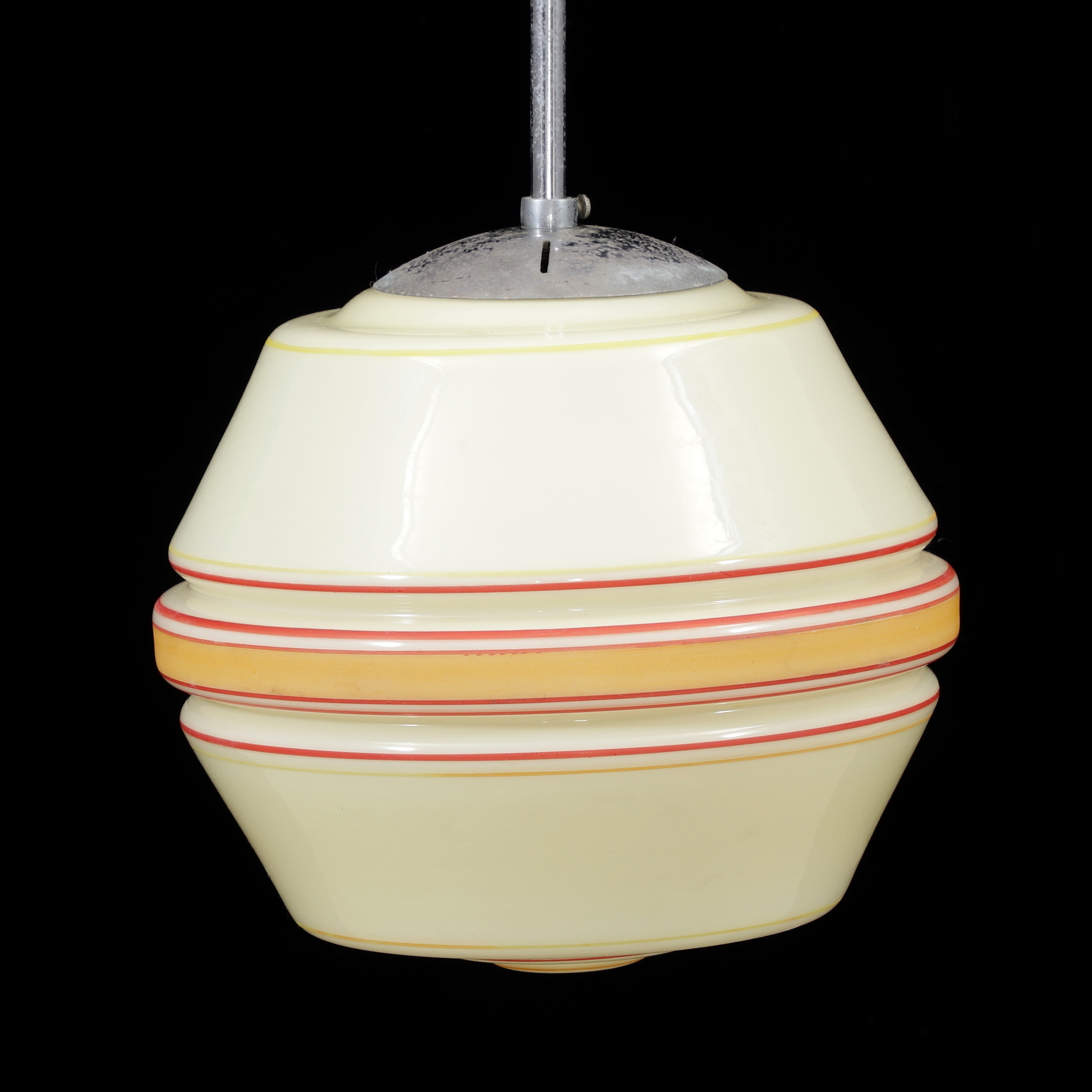 HALLAMPA, metall/glas, 1950-tal.