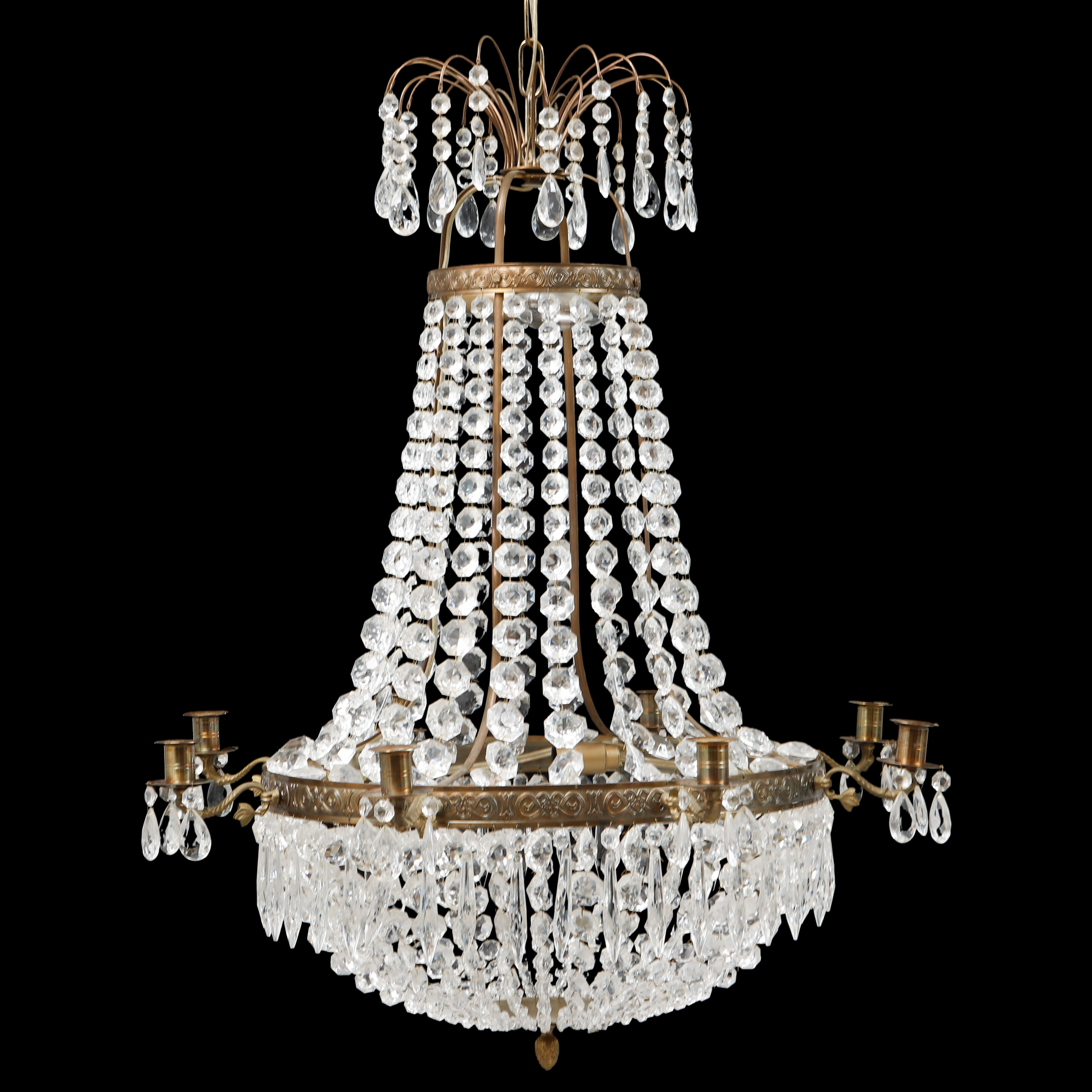 LJUSKRONA, sengustaviansk stil, 1900-tal.