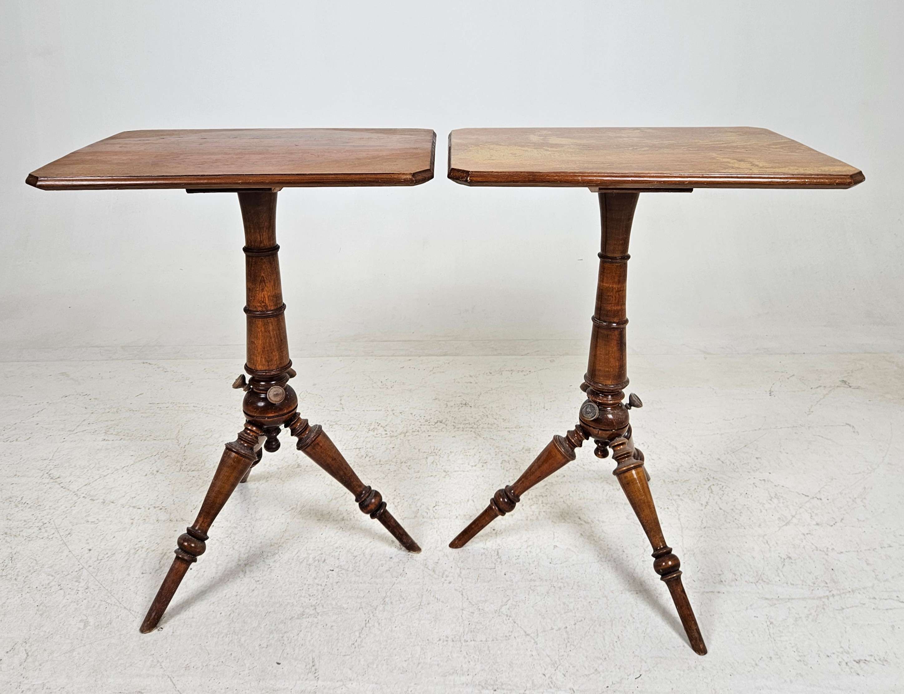 BORD, ett par, omkring år 1900.