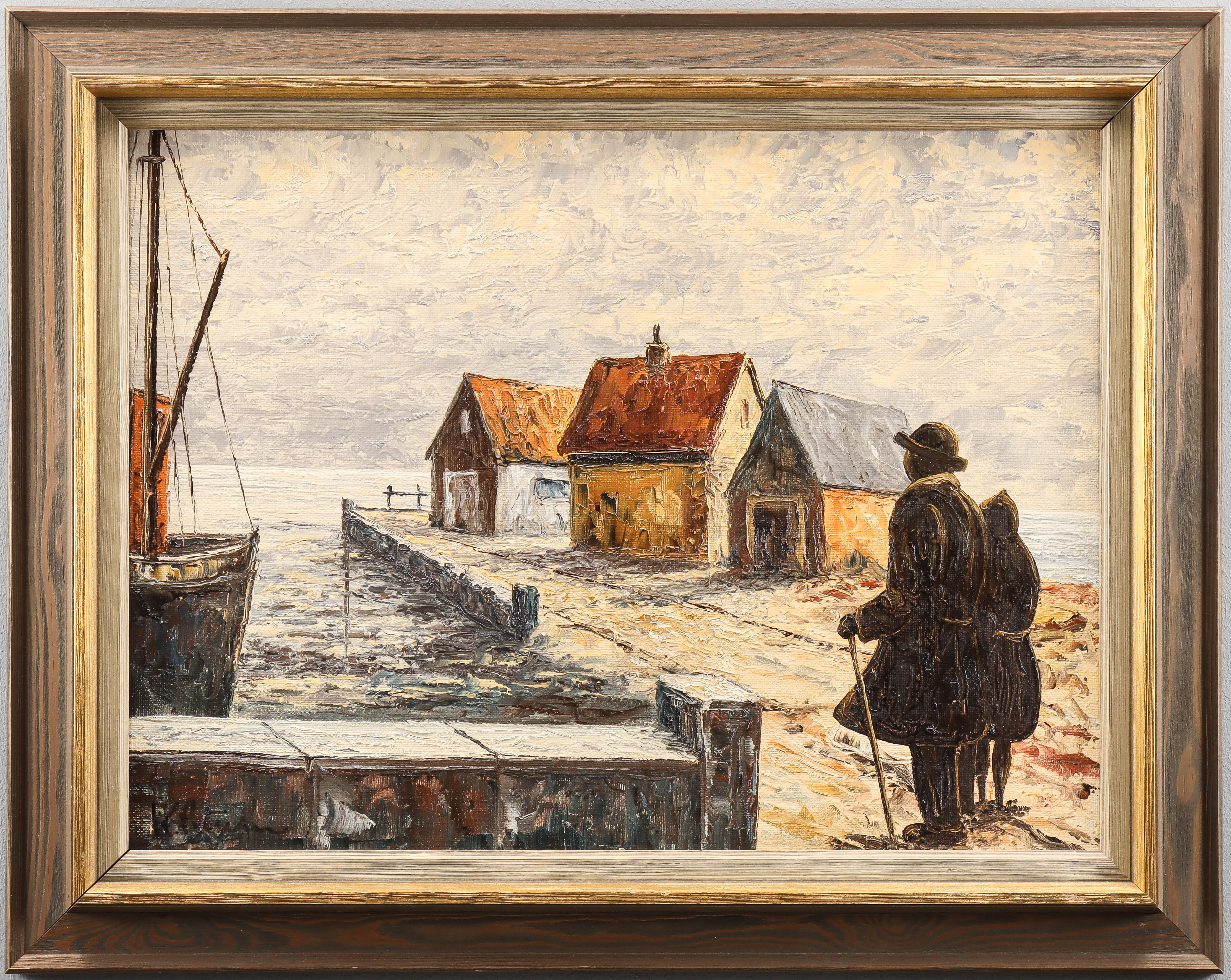 OIDENTIFIERAD KONSTNÄR olja på duk, signerad.