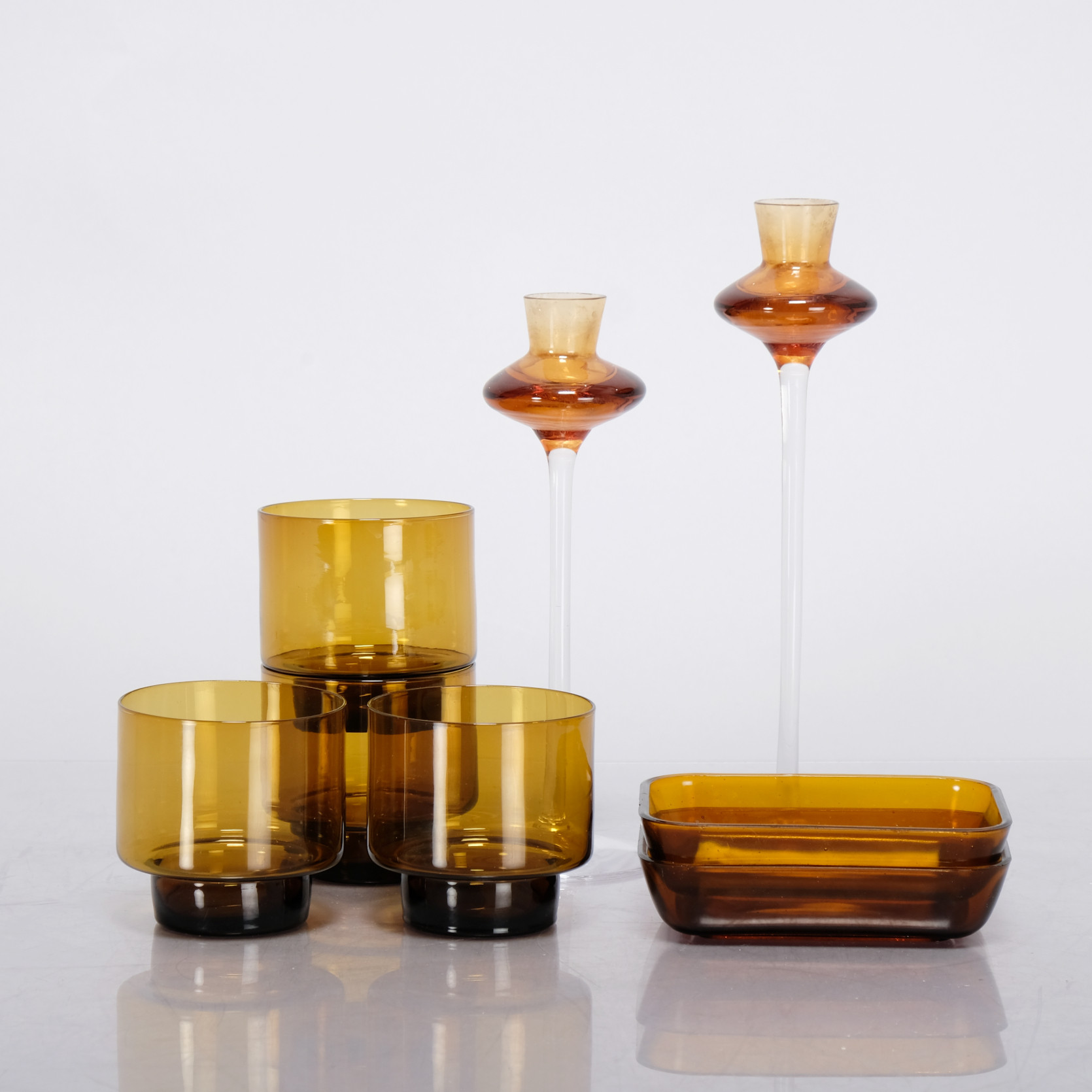 Samling glas, 8 delar.