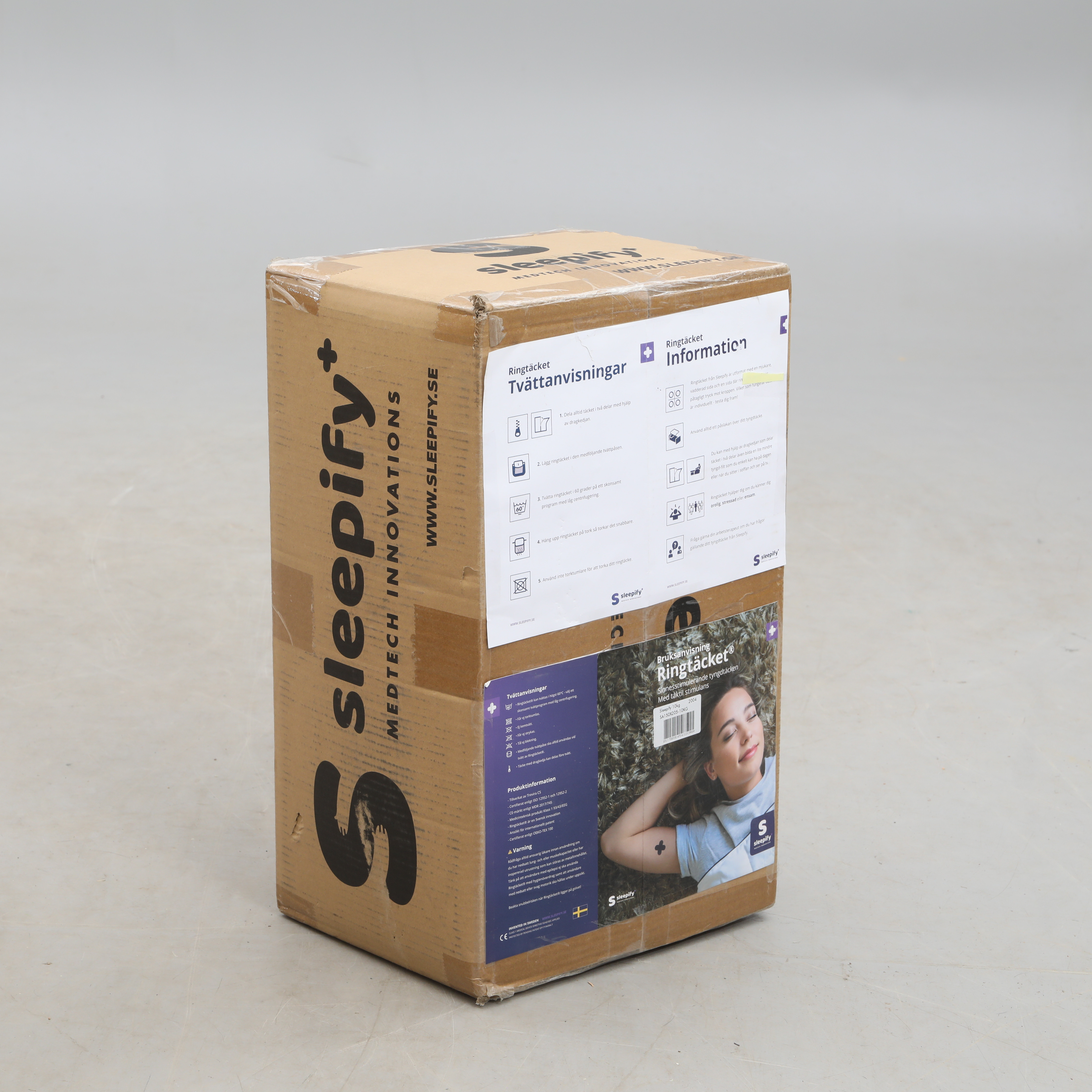TYNGDTÄCKE, Sleepify, 10 kg, nytt i kartong.