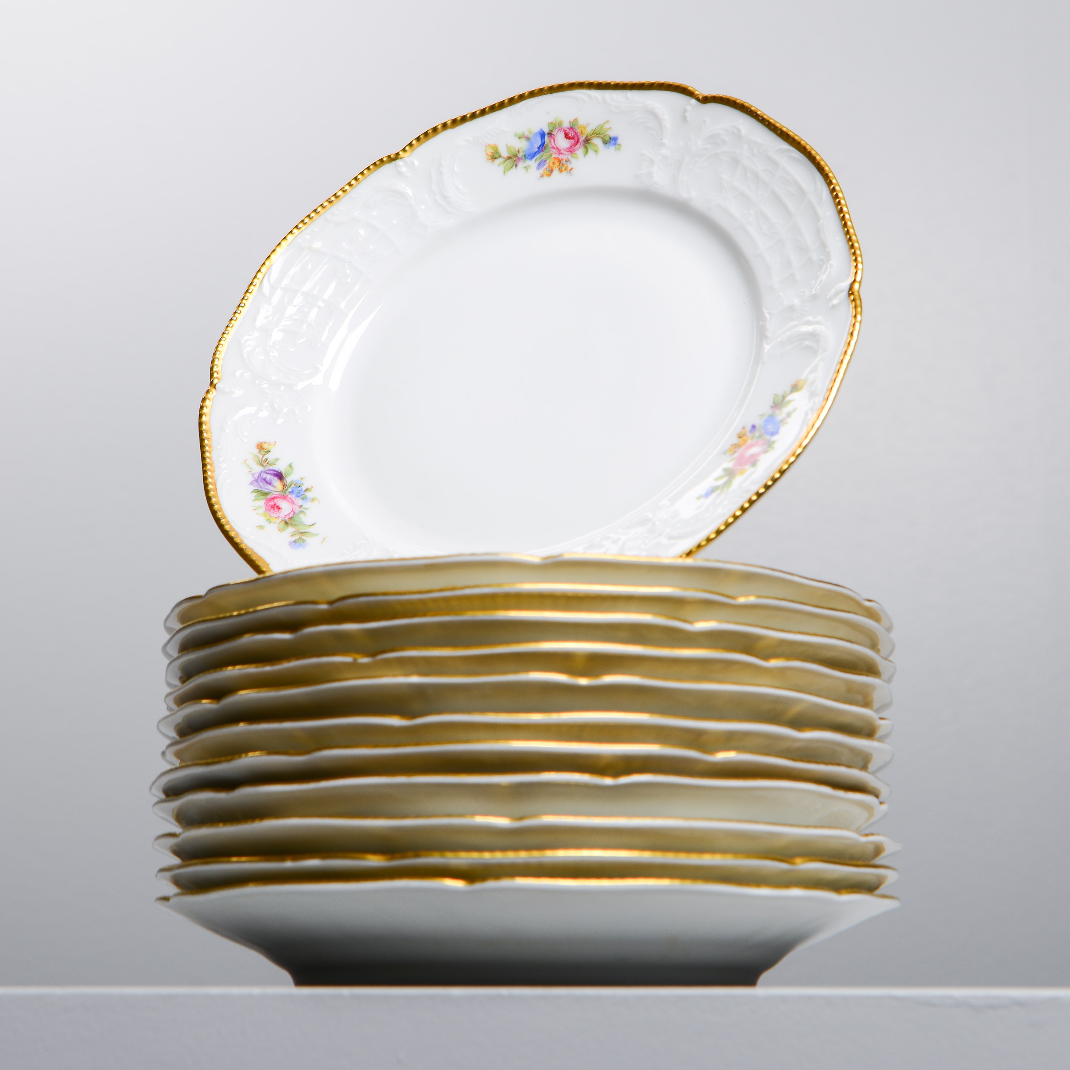 ROSENTHAL, "Sanssouci", 12 assietter, Tyskland.