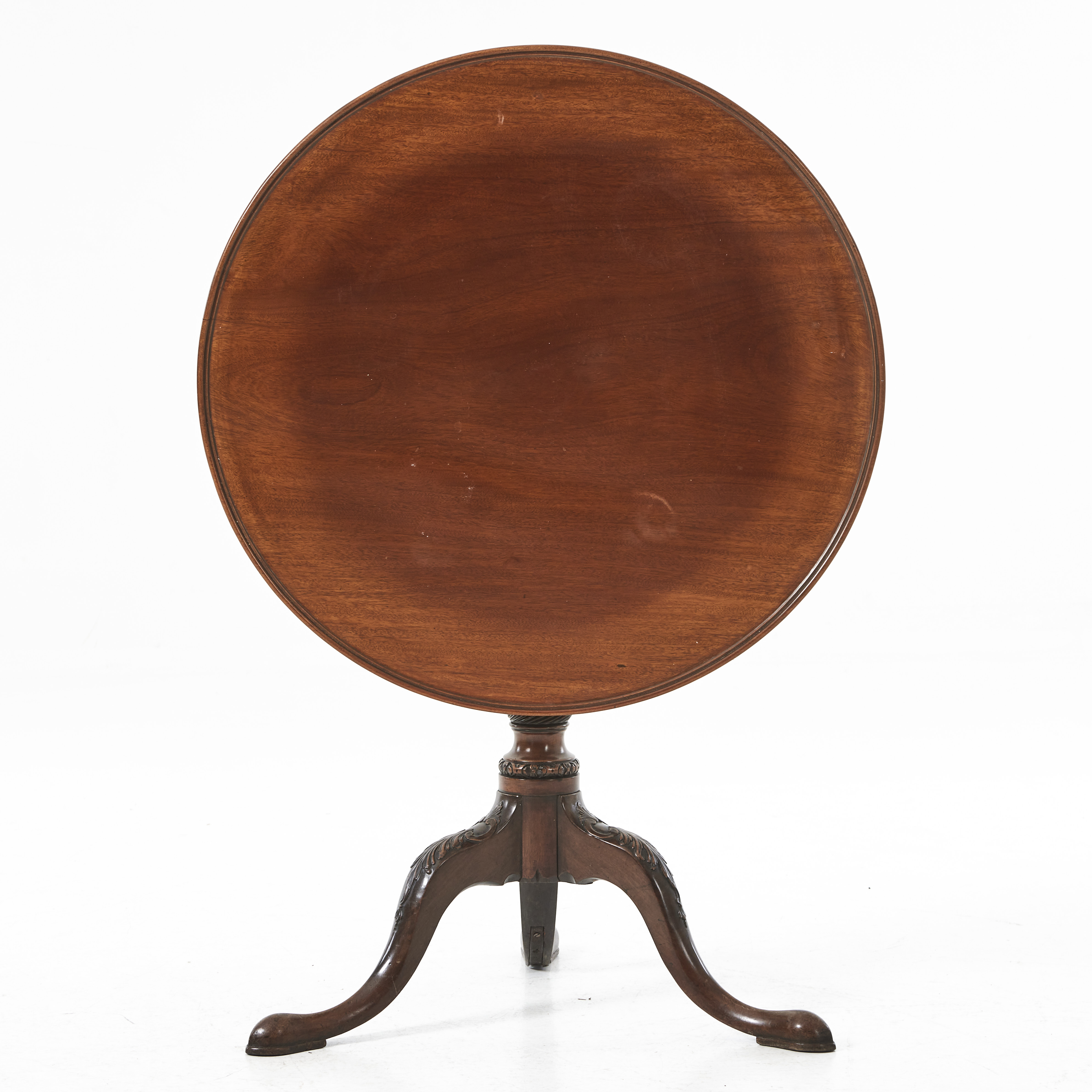 FÄLLBORD, 1700-tal, England, mahogny, skuren dekor.