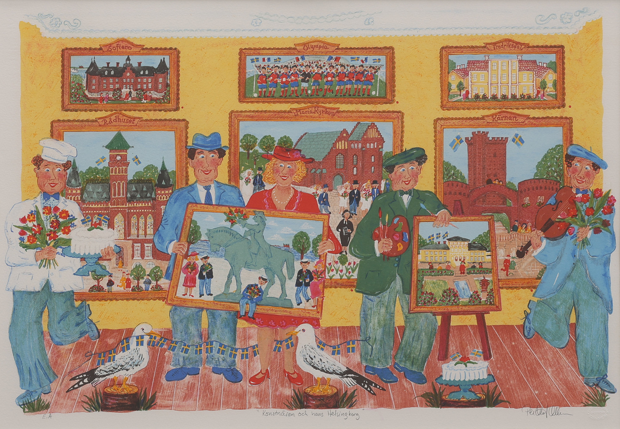 PER OLOF OLSSON. "KONSTNÄREN OCH HANS HELSINGBORG".