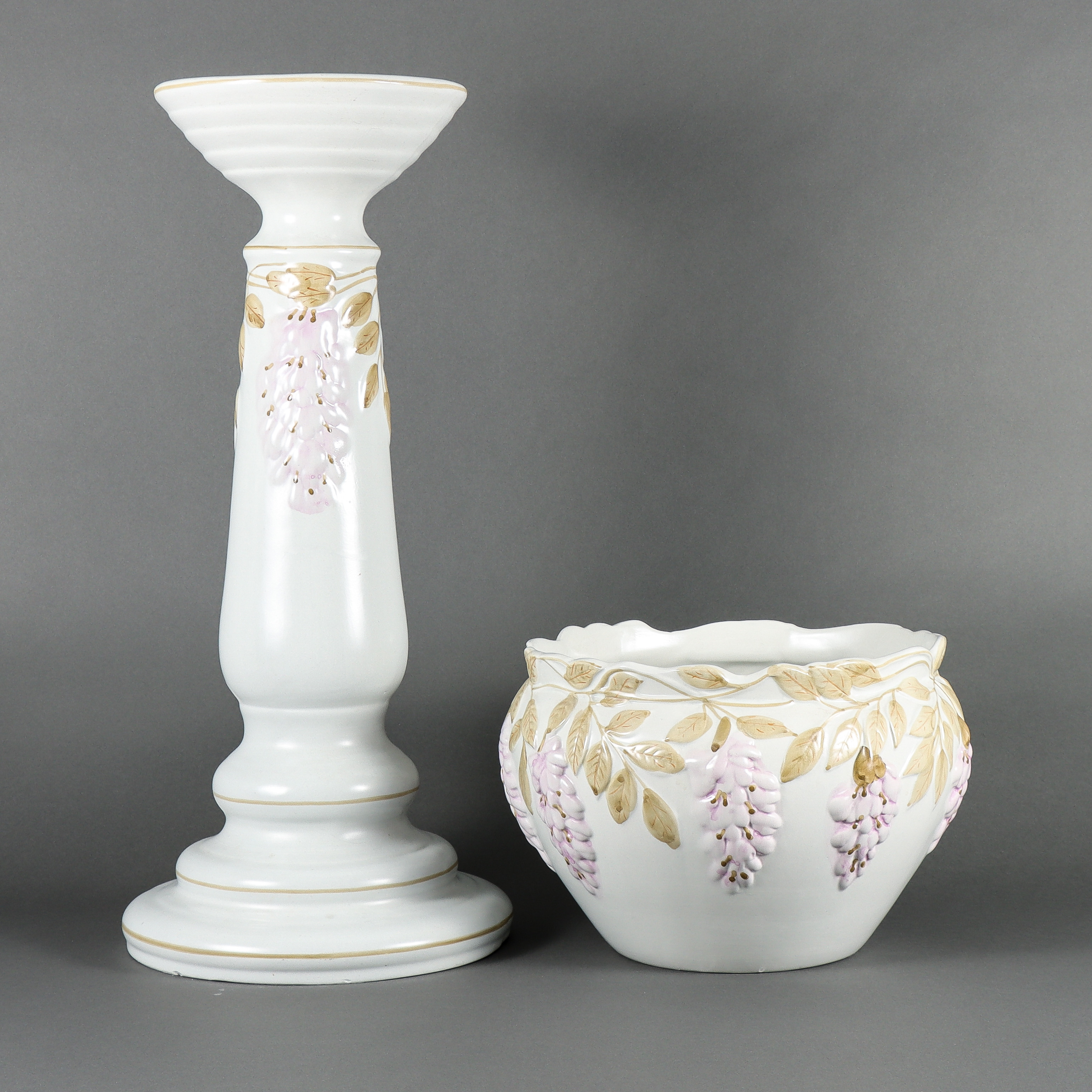 PIEDSTAL med blomkruka.