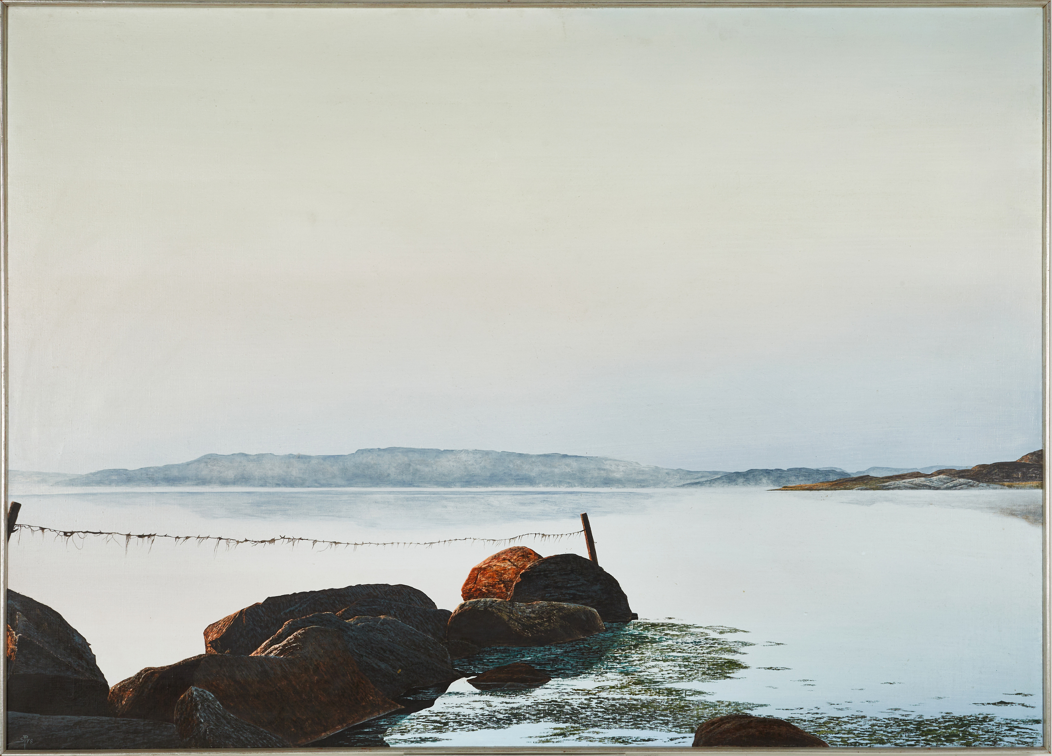 SVANTE PETRI. (Sverige, född 1944), "Kustmotiv", monogramsignerad och daterad SP-78, olja på duk.