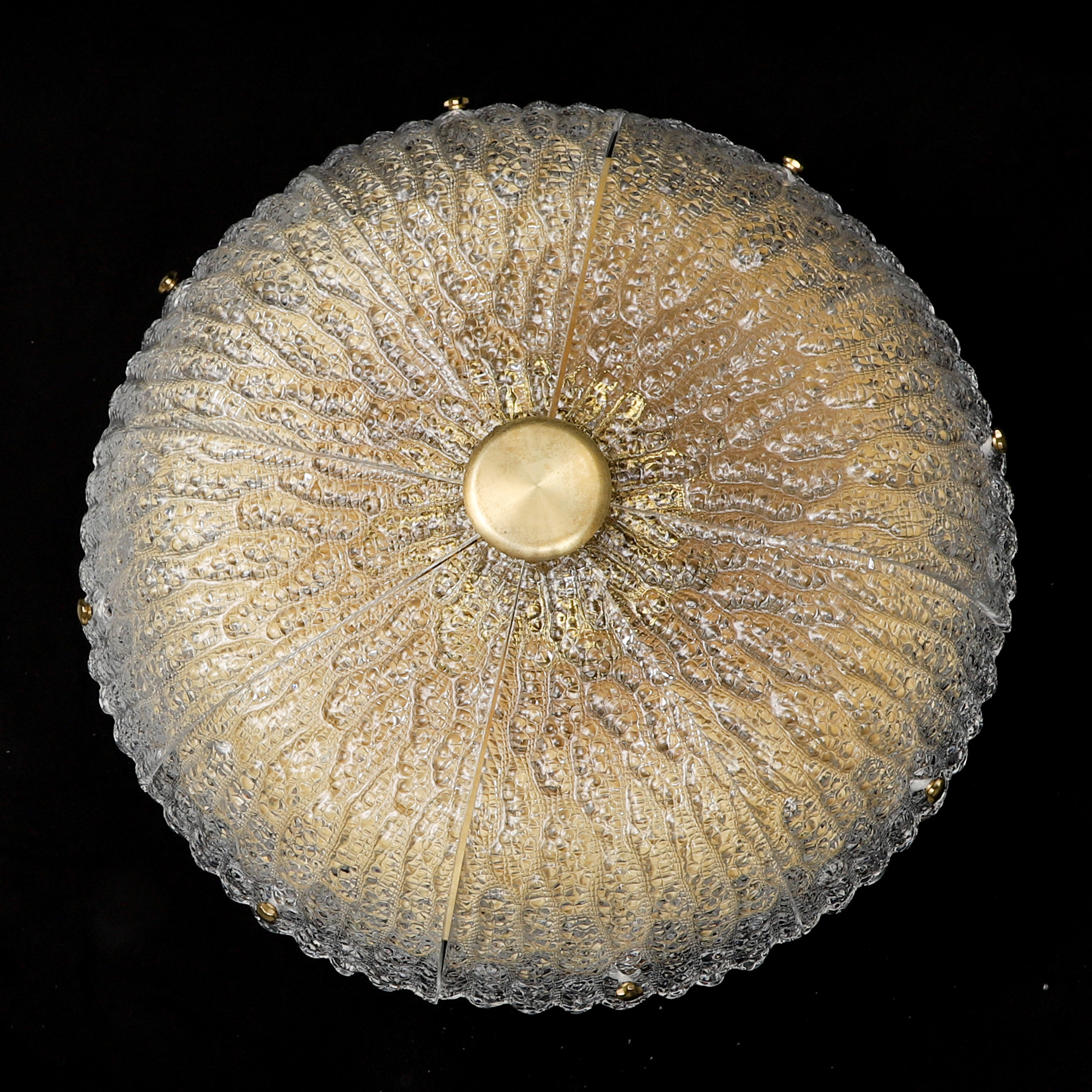 CARL FAGERLUND. Taklampa, Orrefors, omkring 1900-talets mitt.