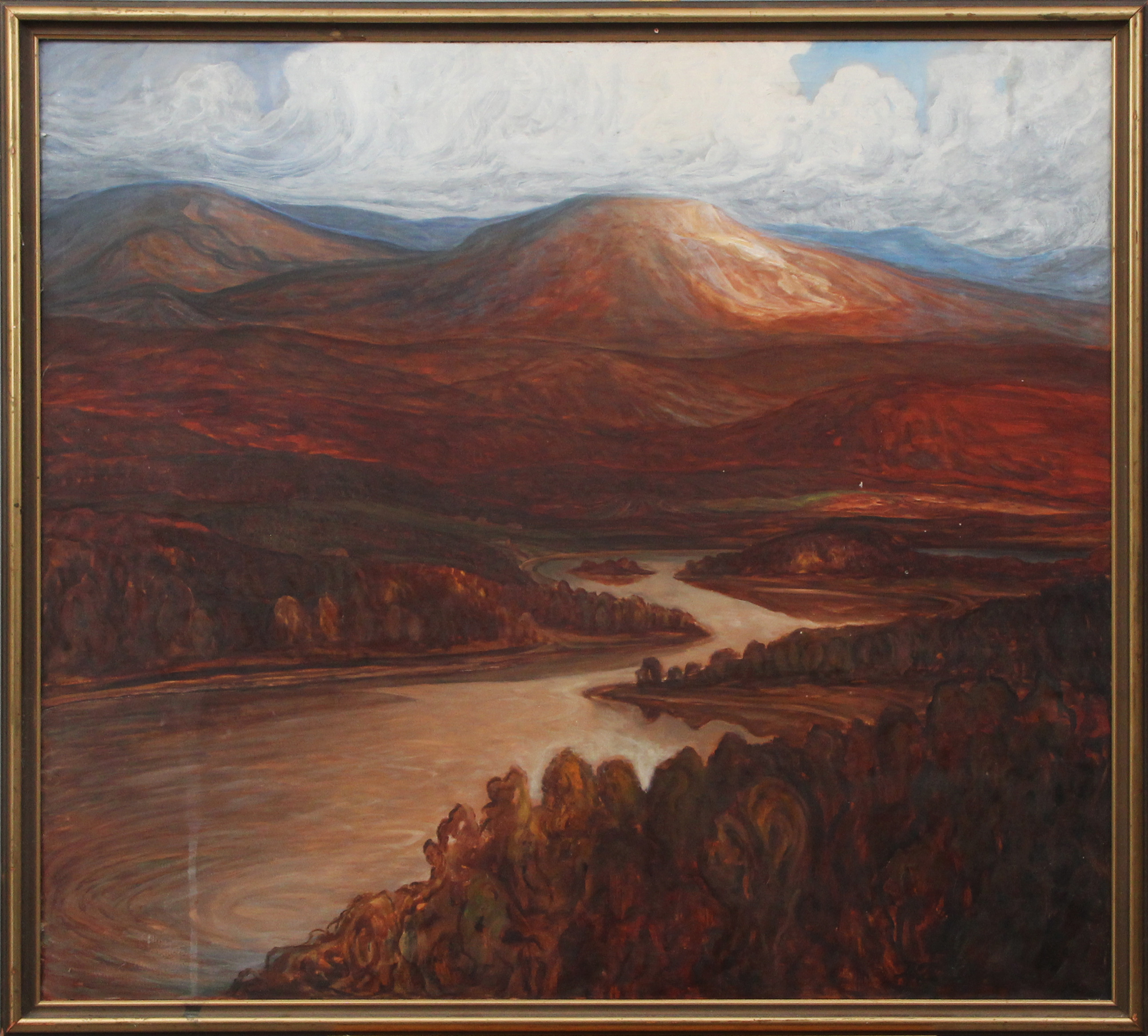 AXEL ZACHRISON. OLJA, på duk, utställningslapp på baksidan, signerad.