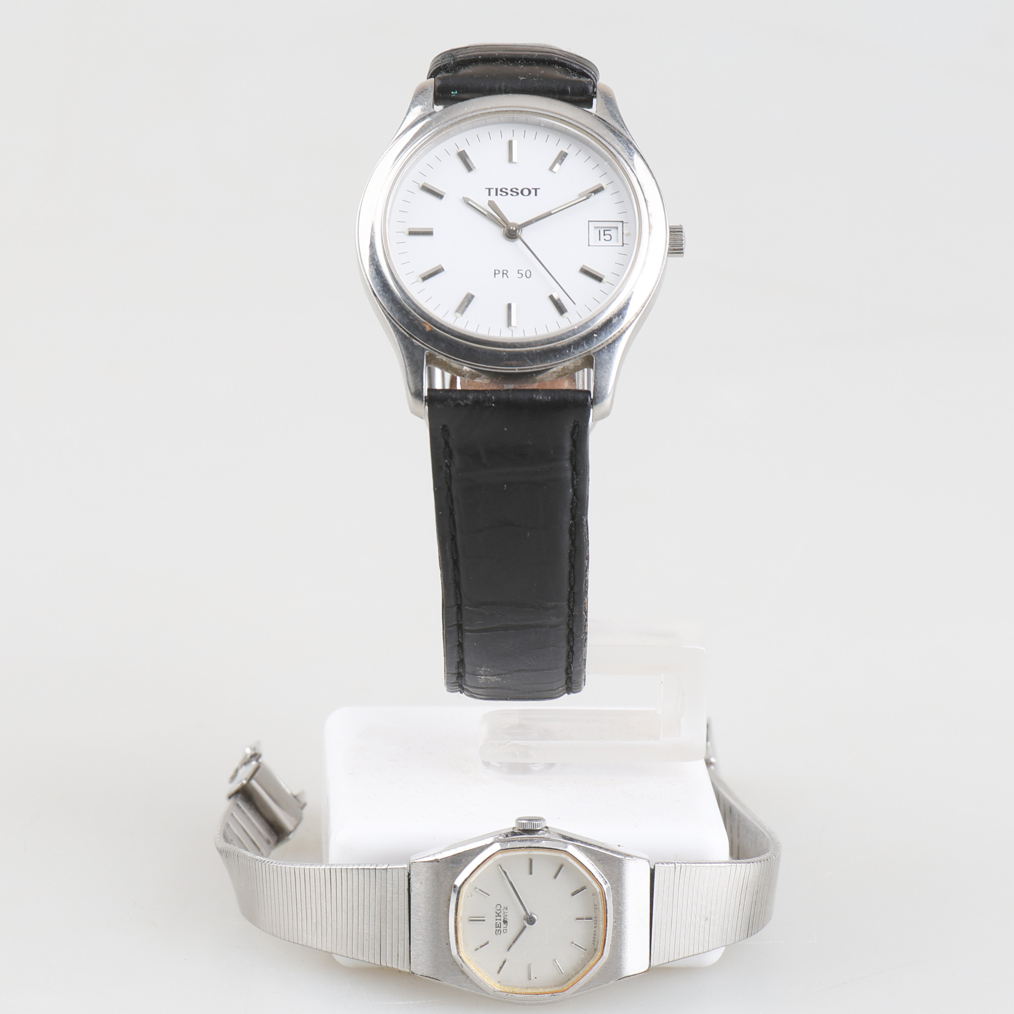 ARMBANDSUR, 2 stycken, Tissot och Seiko, Quartz.