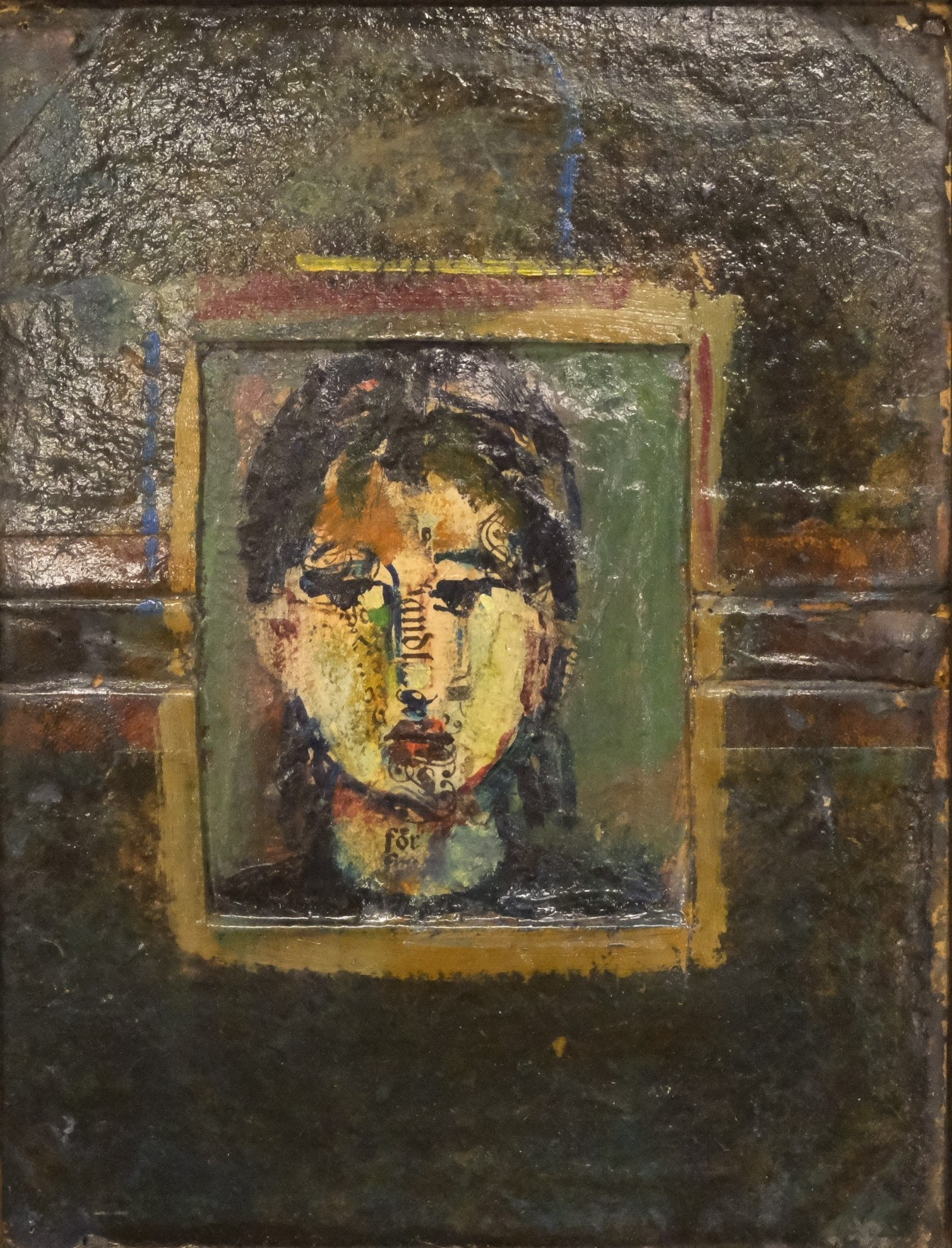 OLLE GUSTAVSSON. BLANDTEKNIK PÅ PANNÅ.