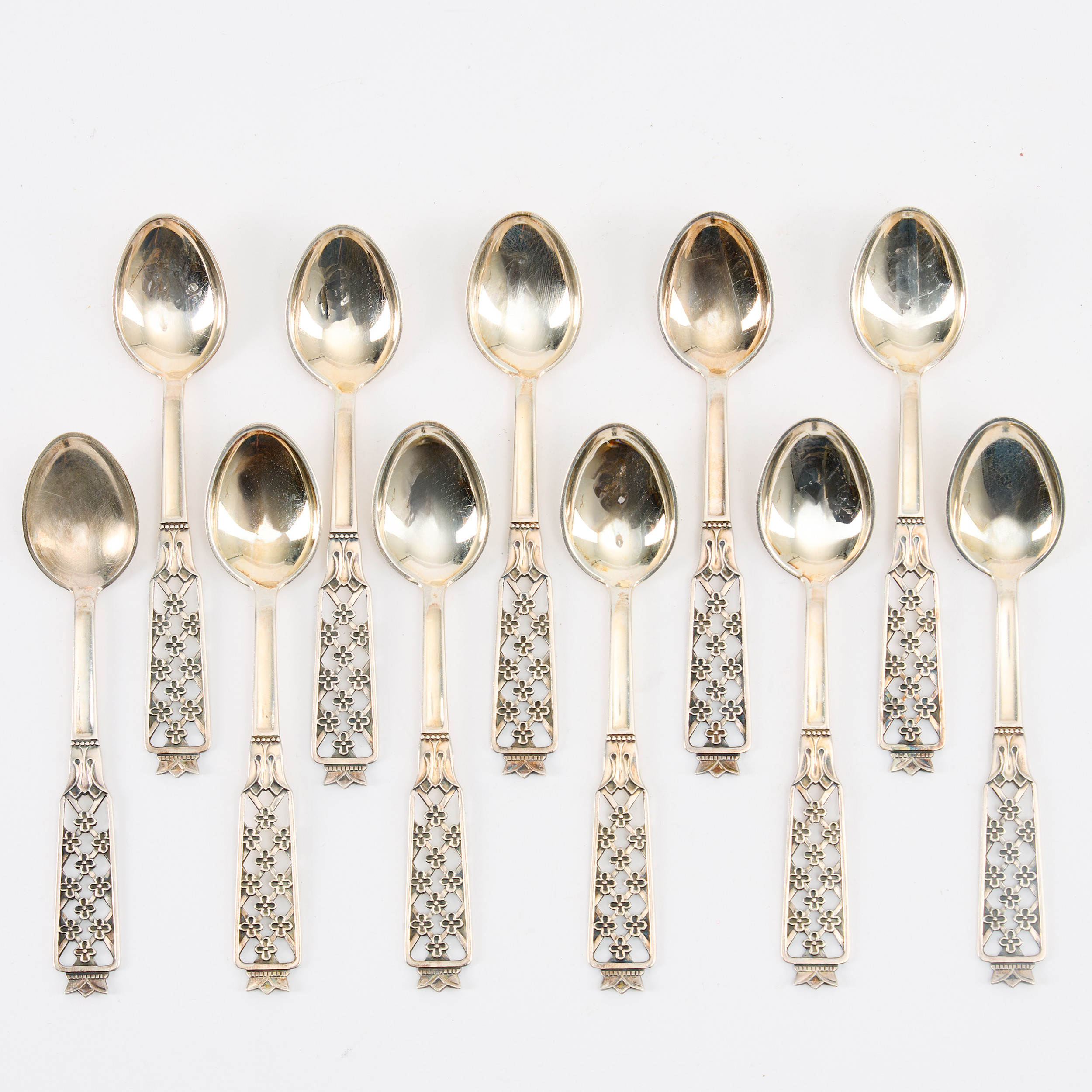 Skedar, 11 st silver Ceson Göteborg 1975.