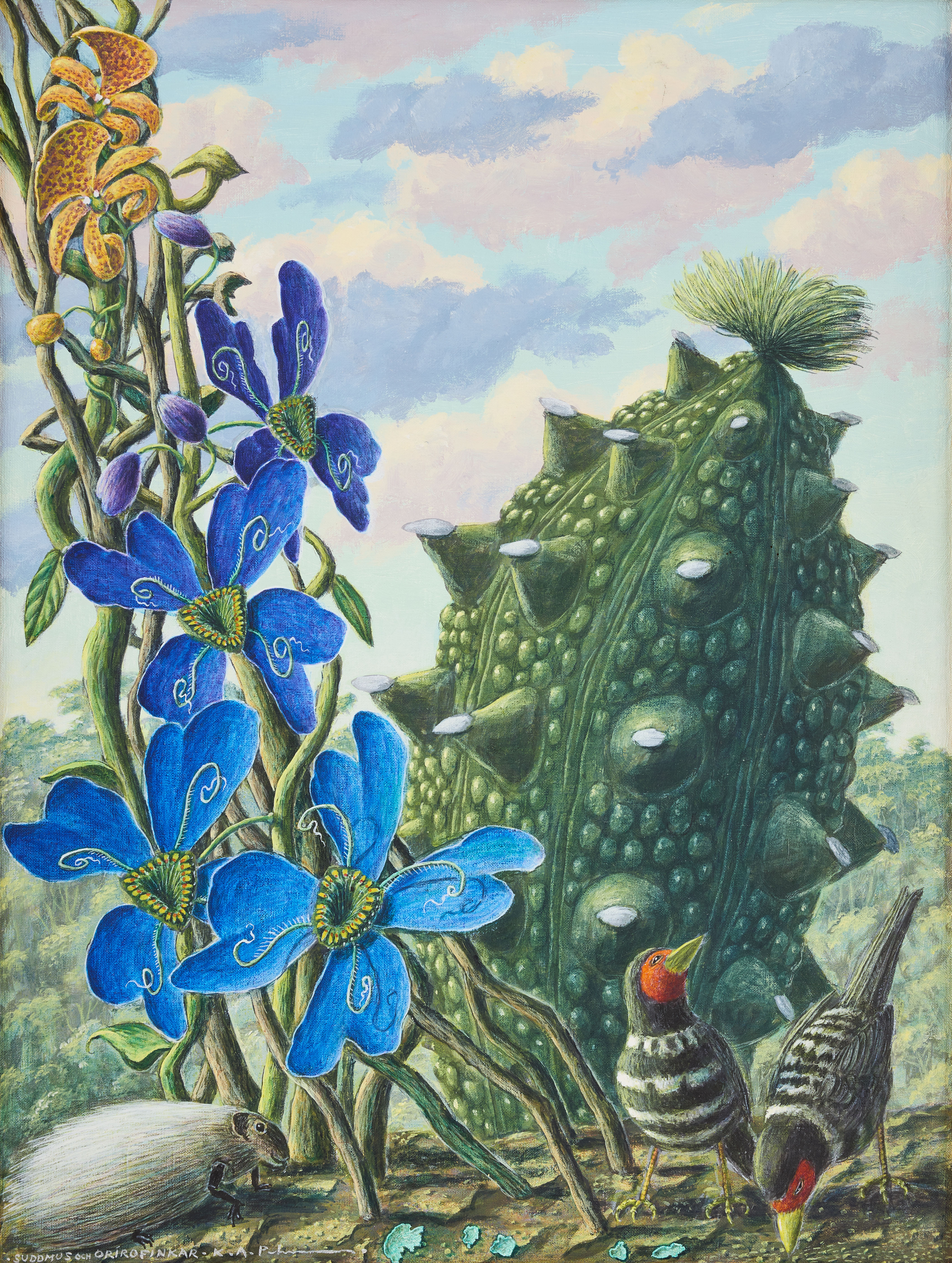 KARL AXEL PEHRSON. "Suddmus och Orirofinkar".