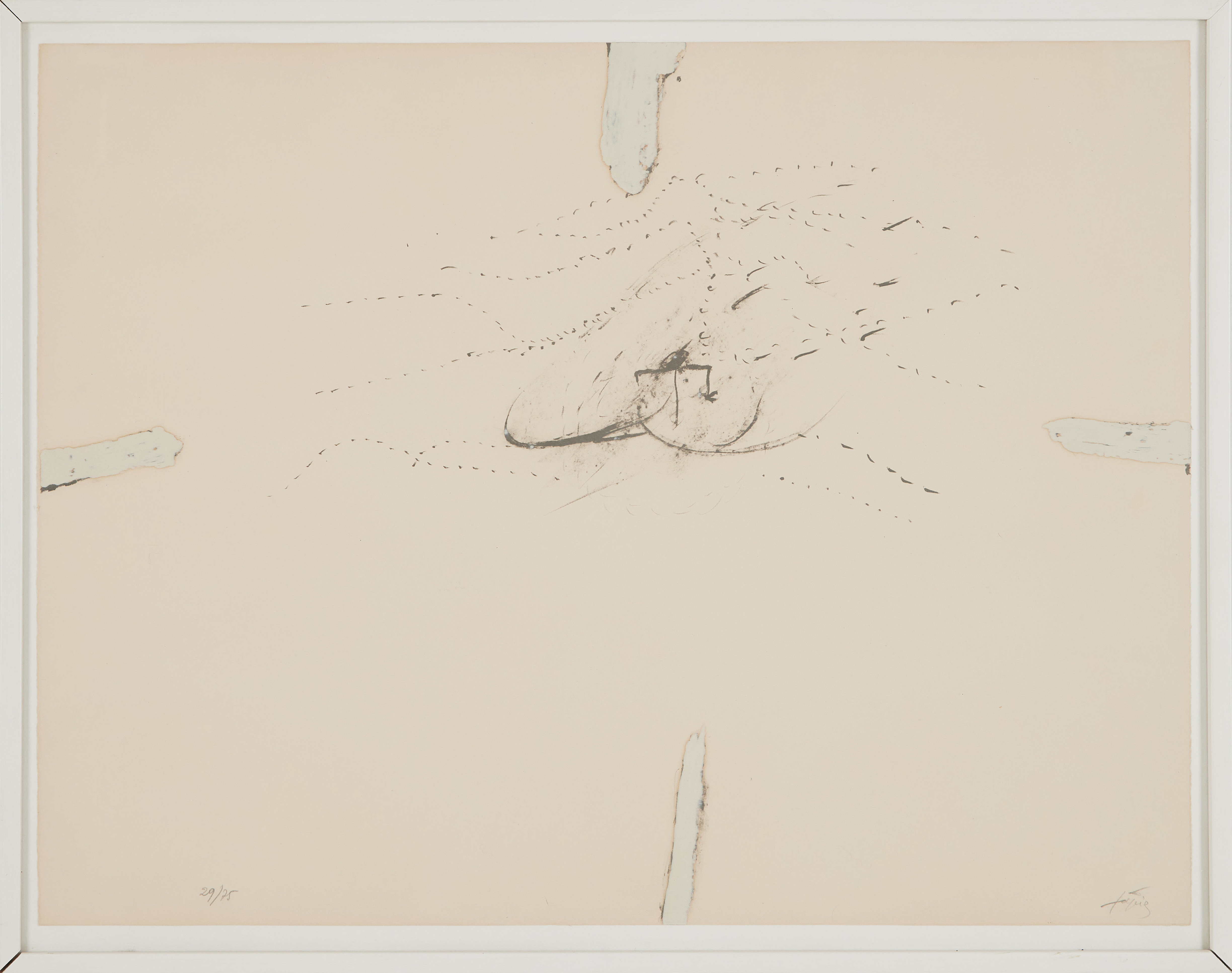 ANTONI TÀPIES. "Pointillés".