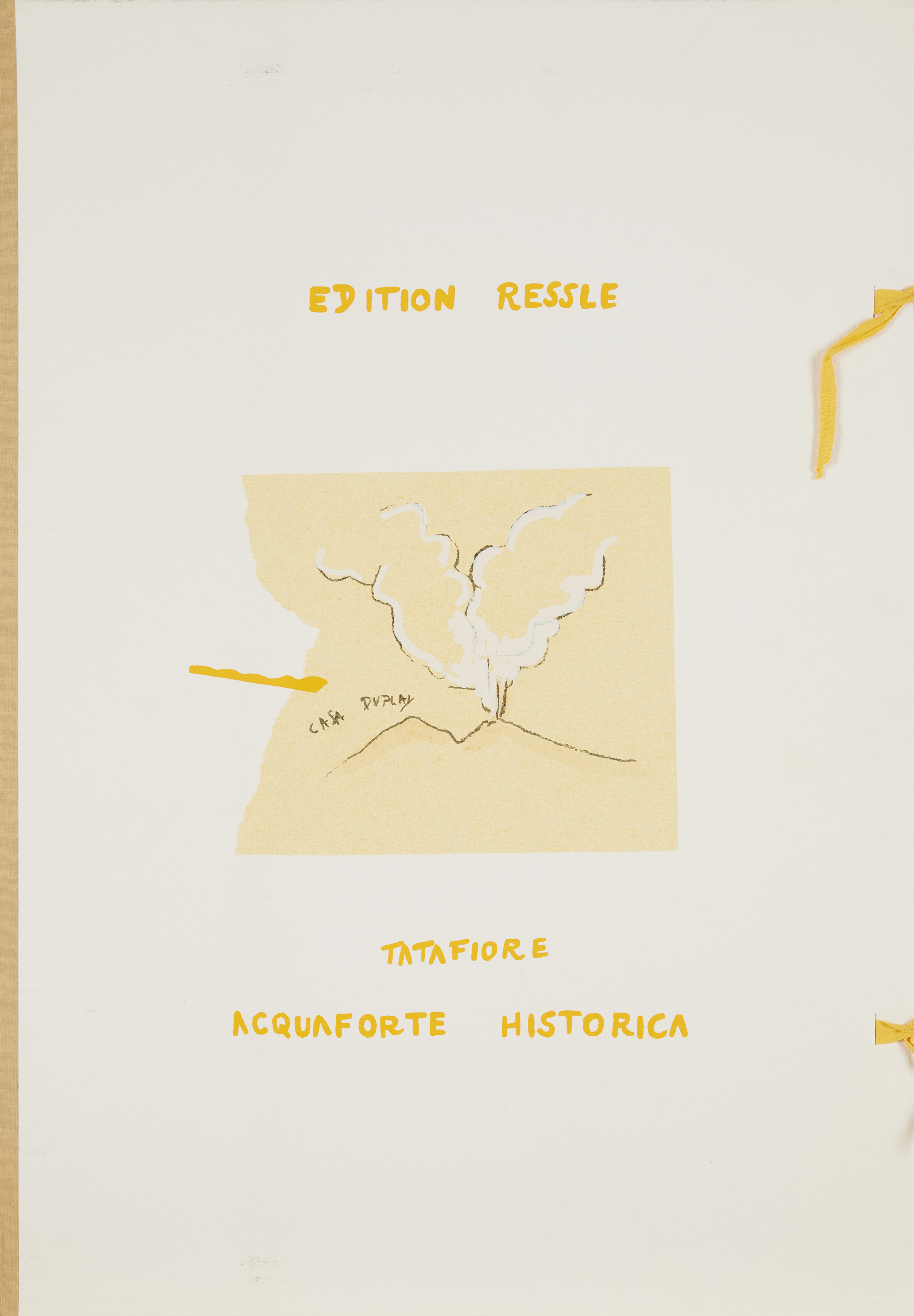 ERNESTO TATAFIORE (ITALIEN FÖDD 1943). "Akvaforte Historico".