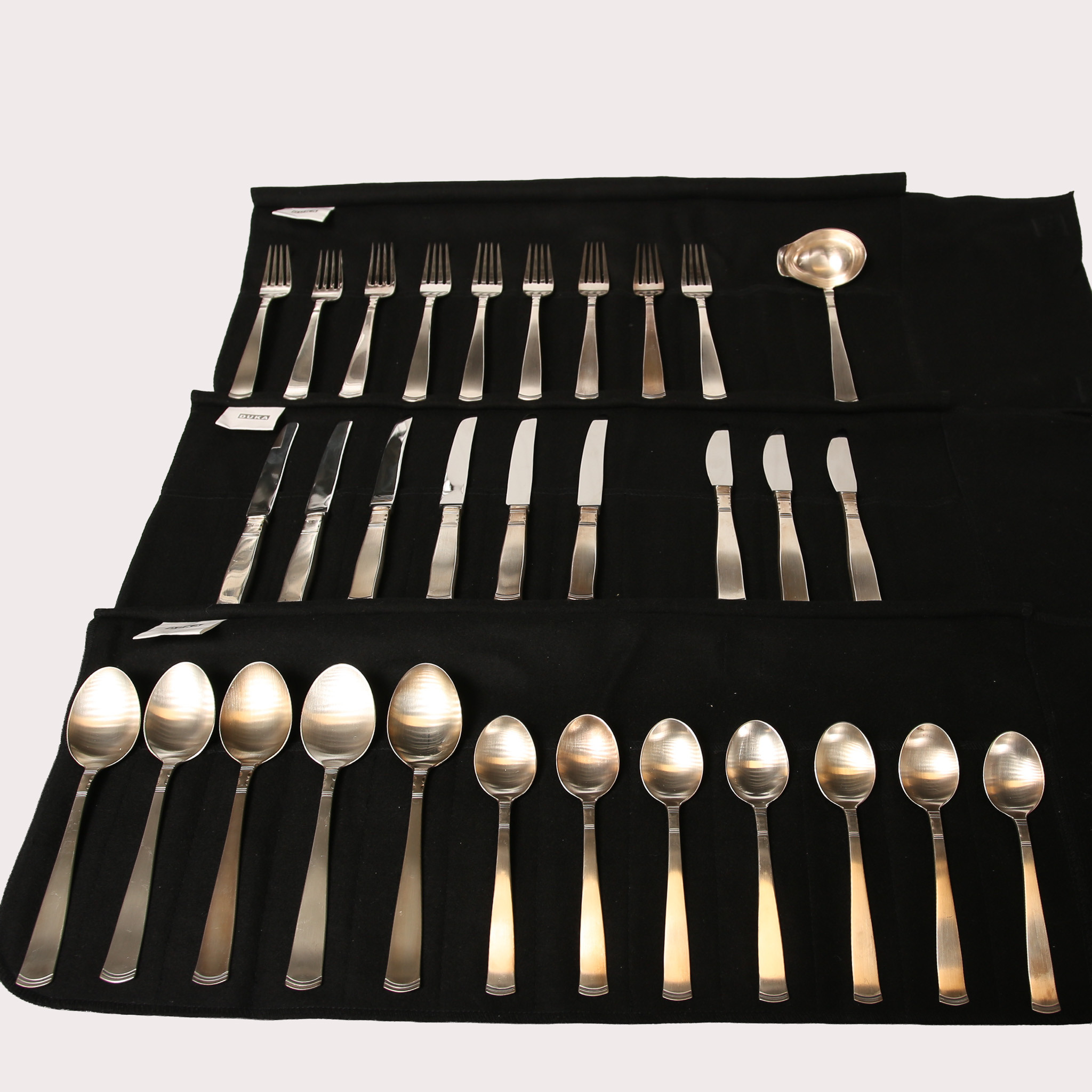 BESTICKUPPSÄTTNING, silver, modell Rosenholm, 31 delar.