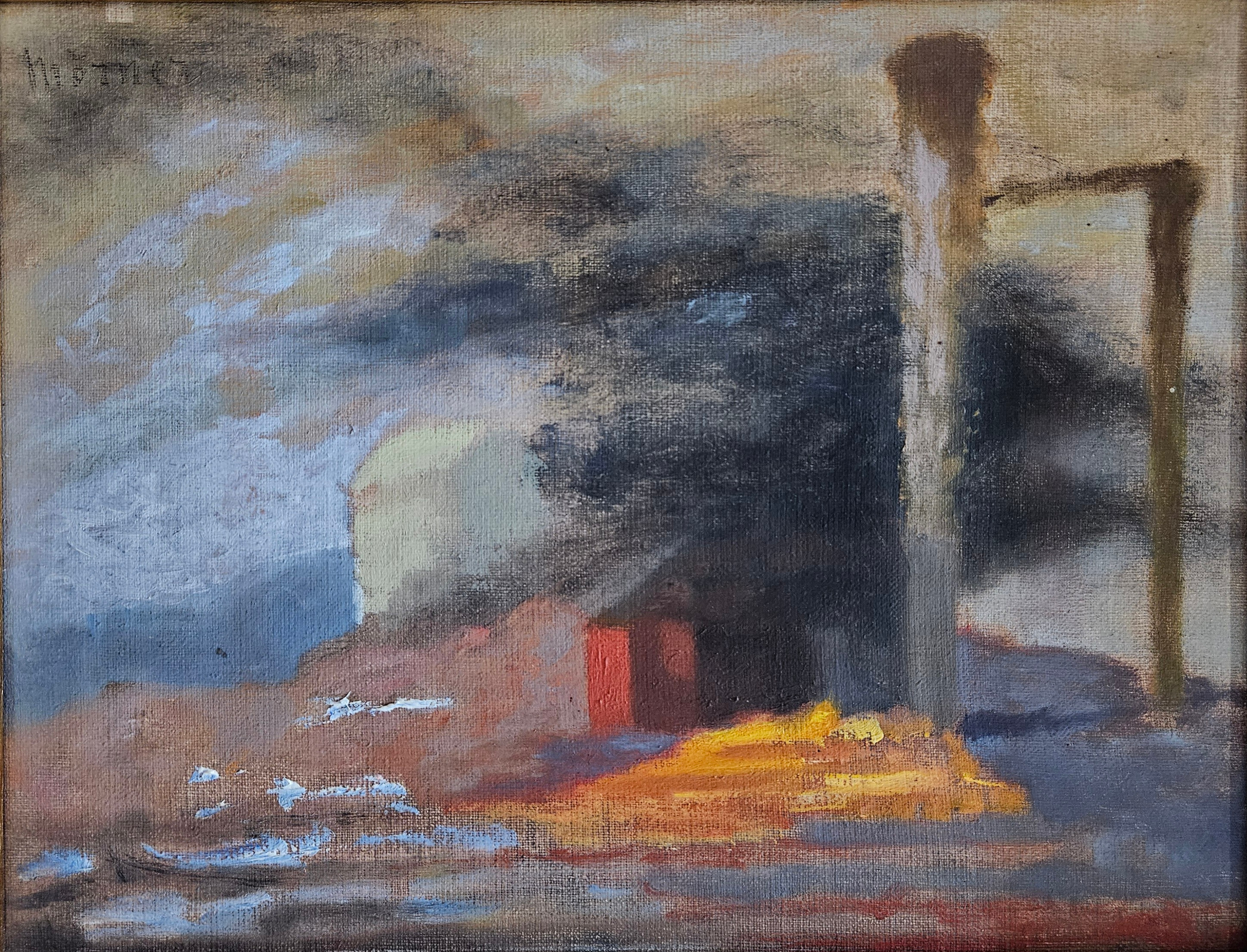 STELLAN MÖRNER. Olja på duk, signerad Mörner.