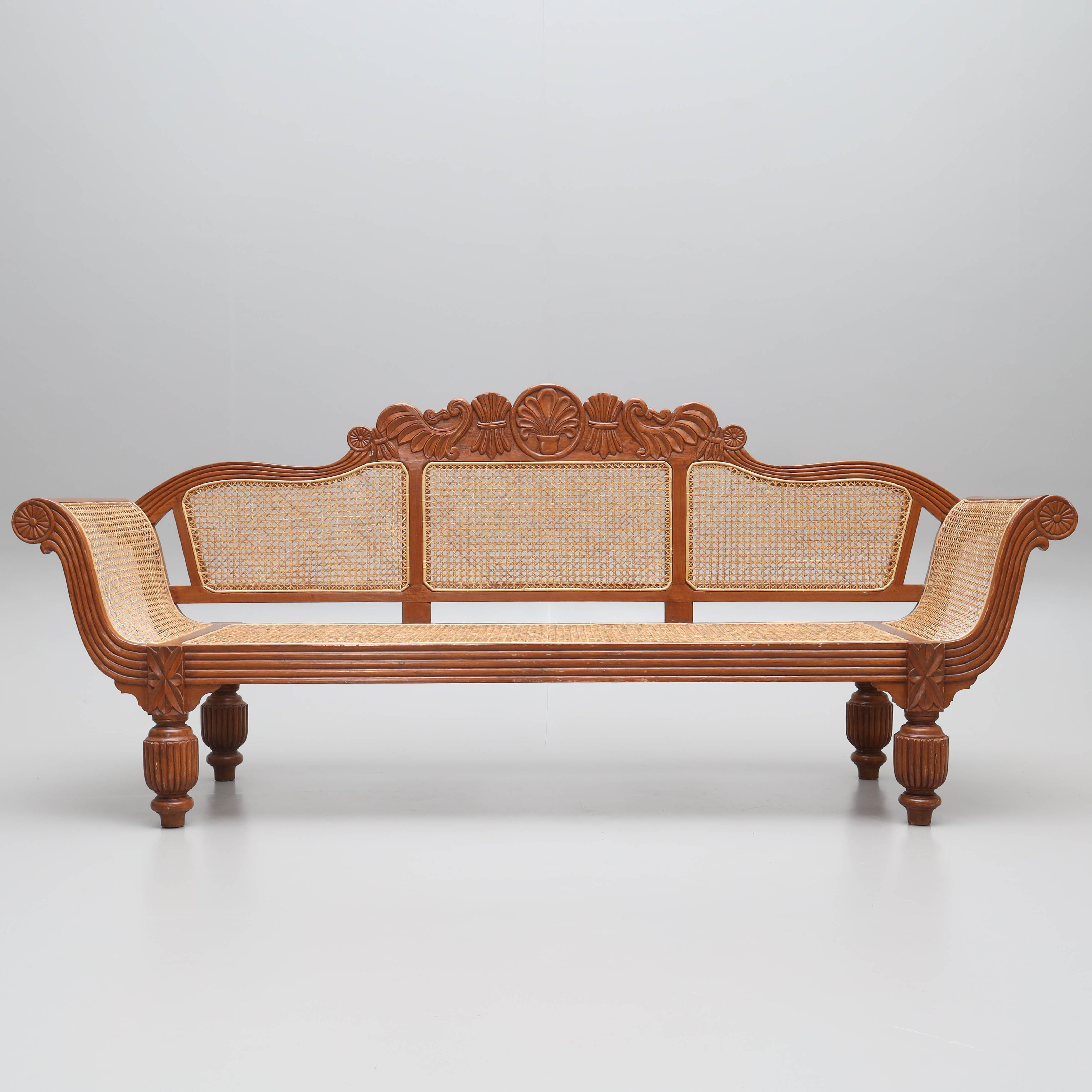 SOFFA, rotting, kolonial stil, 1900/2000-tal.