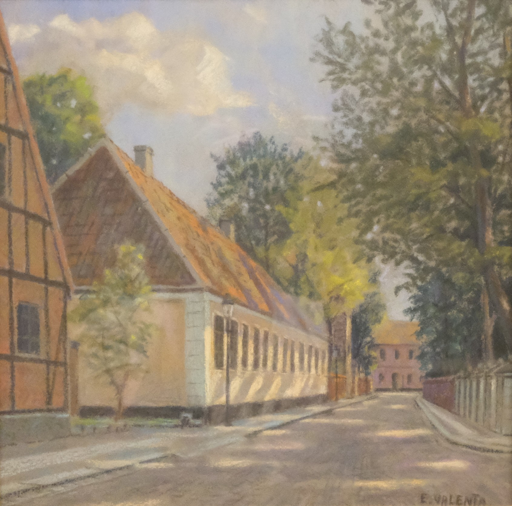 EDUARDO VALENTA. PASTELL. LUNDAMOTIV, ADELGATAN.