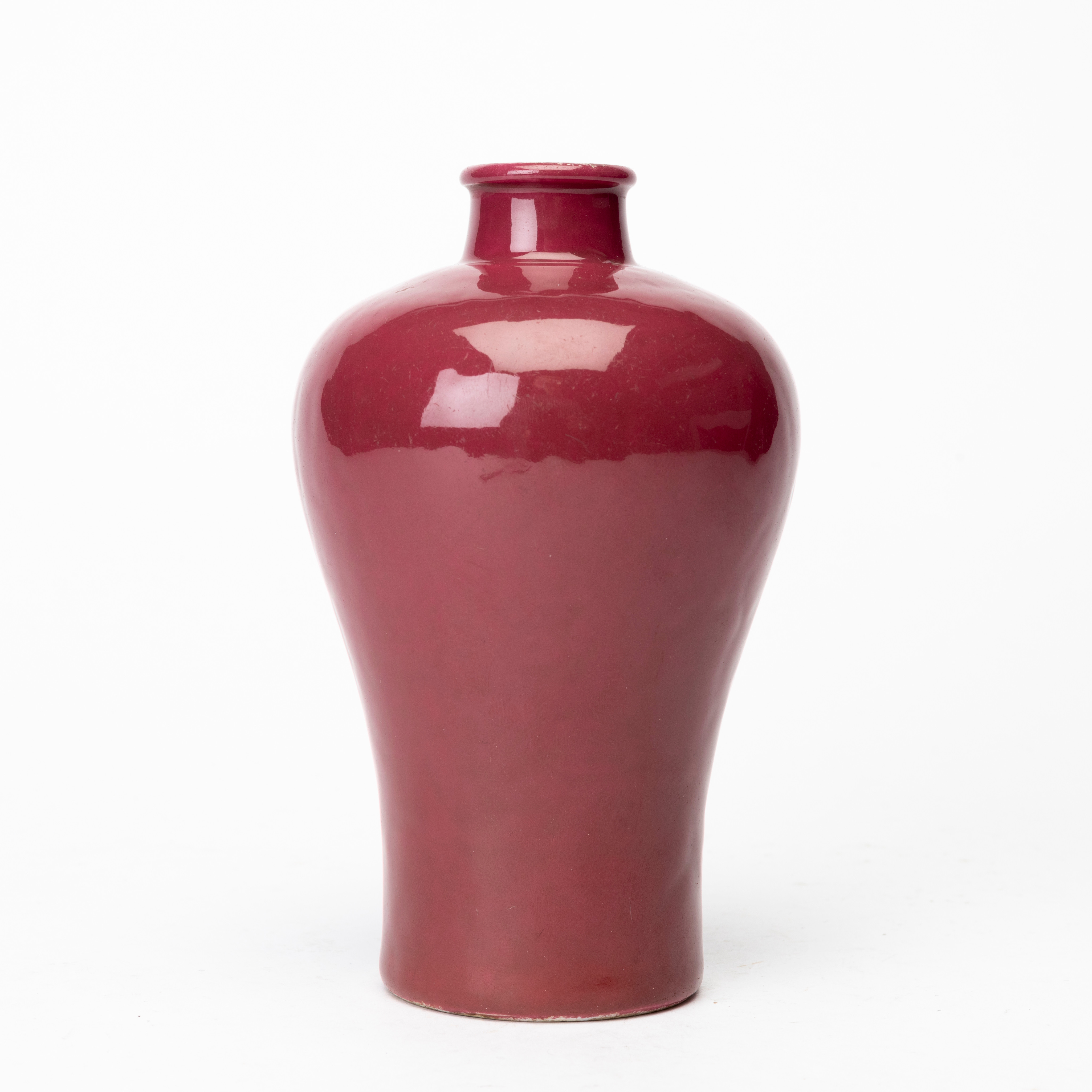 MEIPINGVAS, Sang de boeuf, bär Guangxu 6-karaktärers märke.