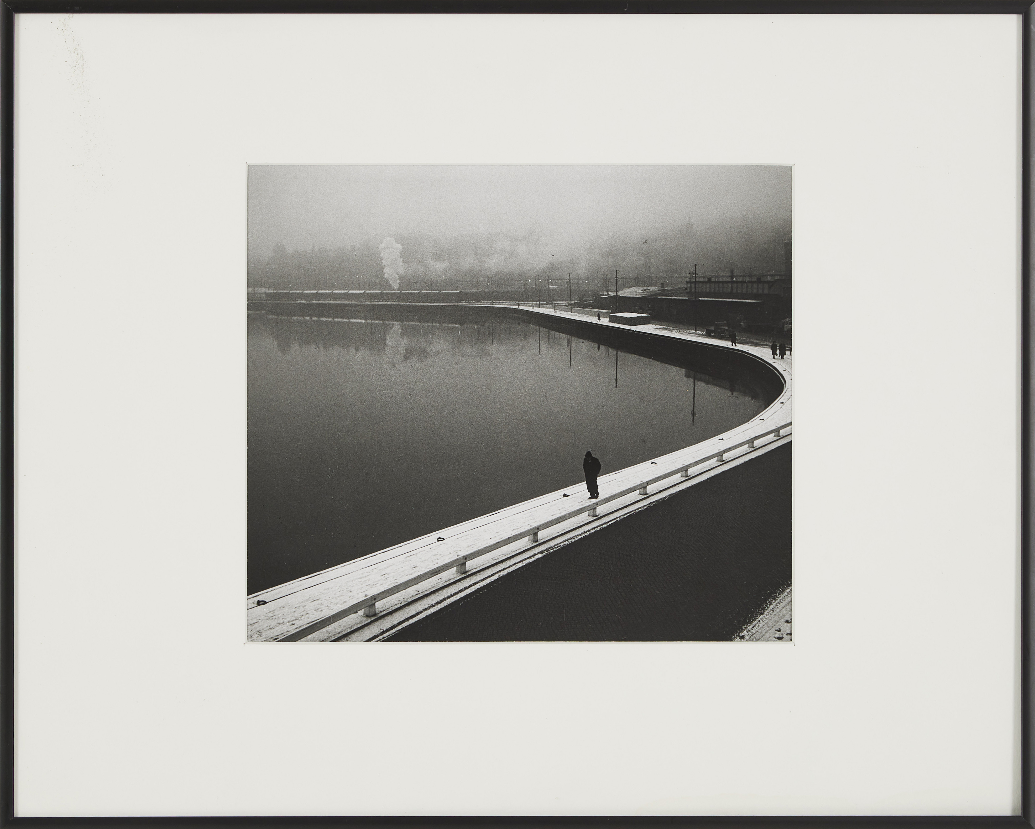 KARL WERNER GULLERS (1916-1998). "Vintervägen".