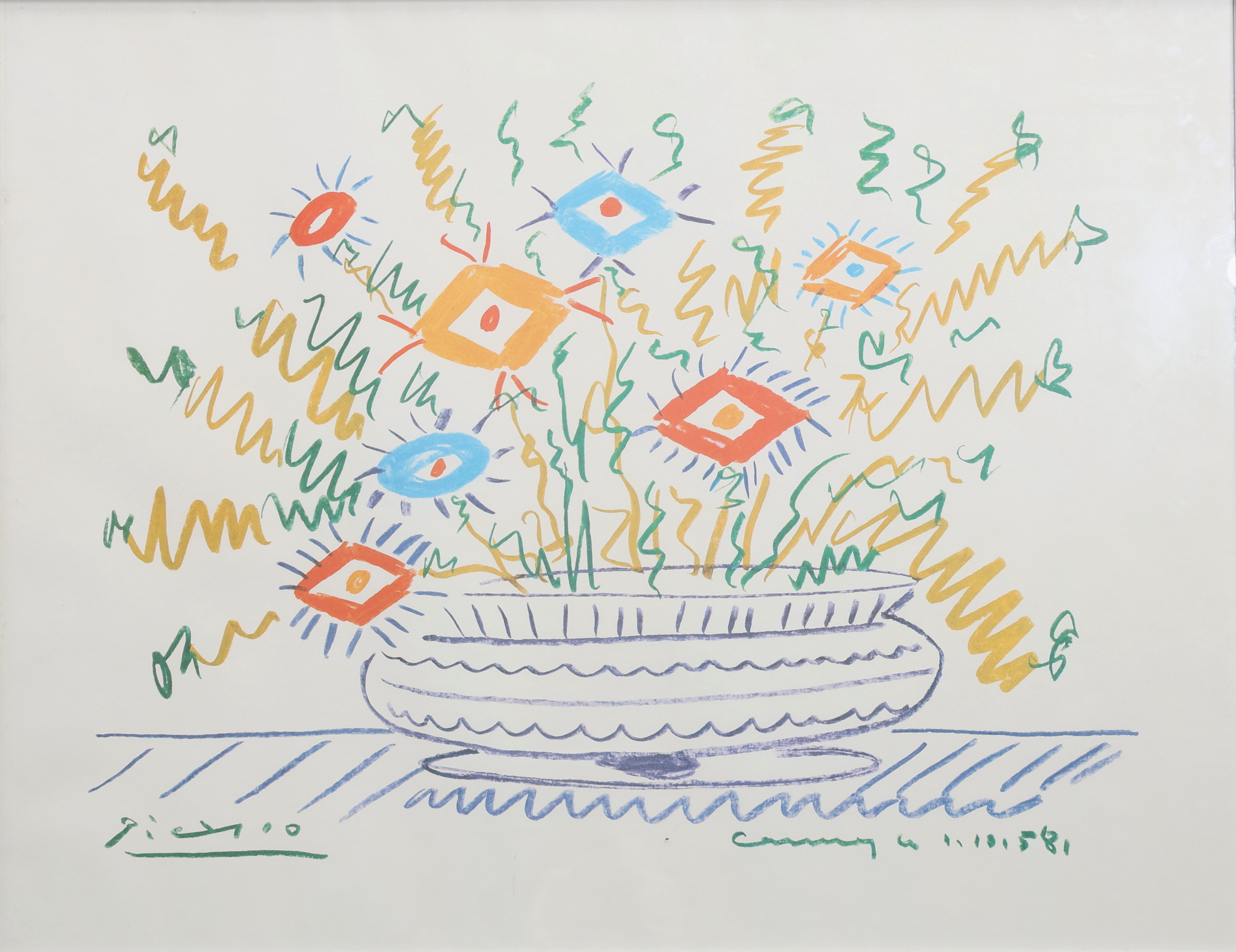 PABLO PICASSO. EFTER. tryck, signerade i trycket.