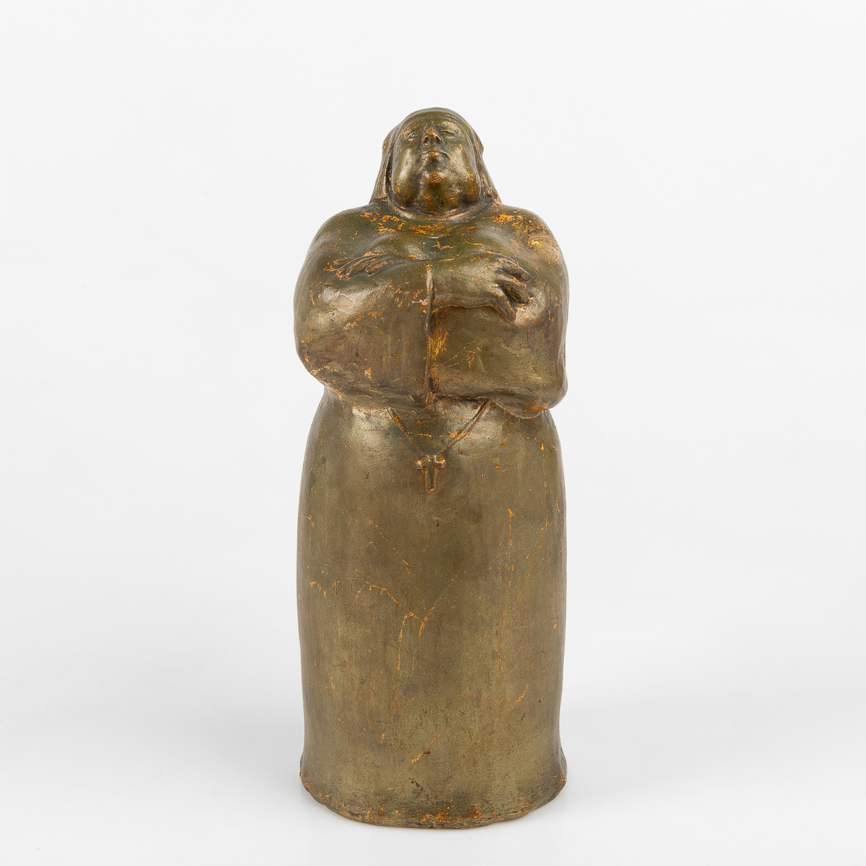 ÅKE HOLM. Skulptur, "Abedissan".