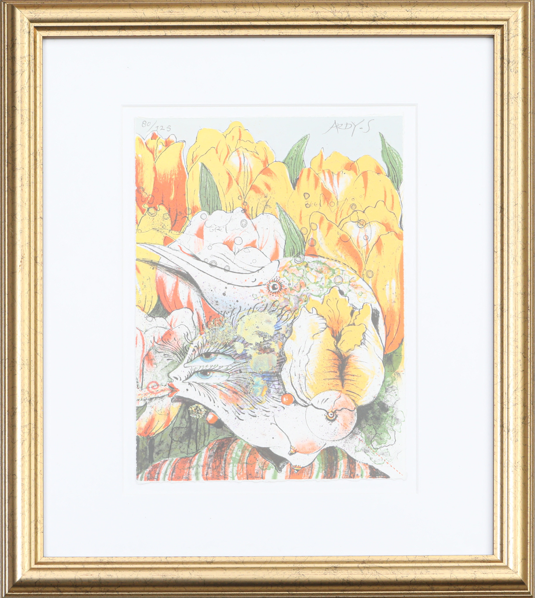 ARDY STRUWER. Färglitografi, numrerad 80/125, signerad.