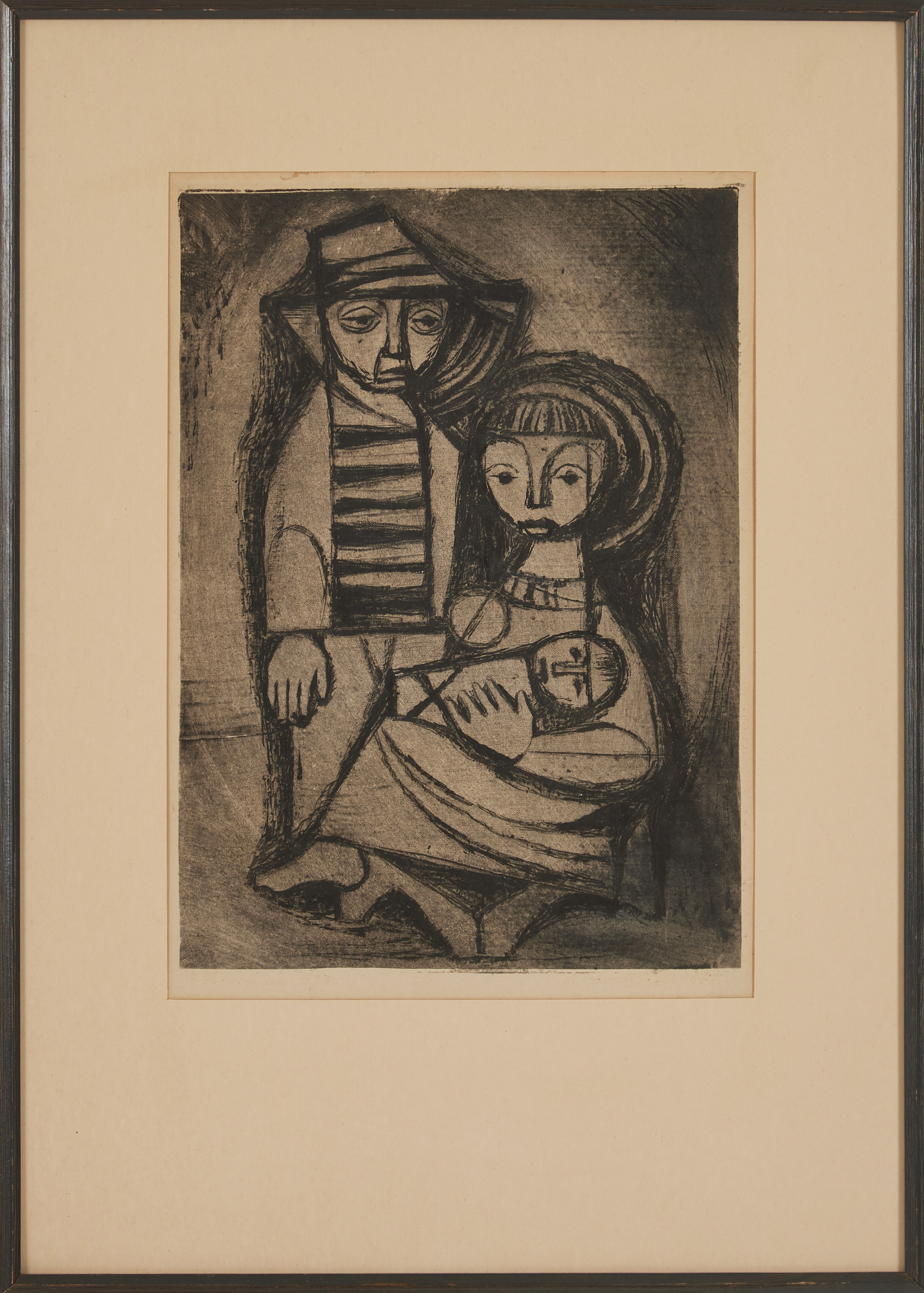 WLADISLAW POCZATEK  ( POL 1910-1988). "Rodzina".