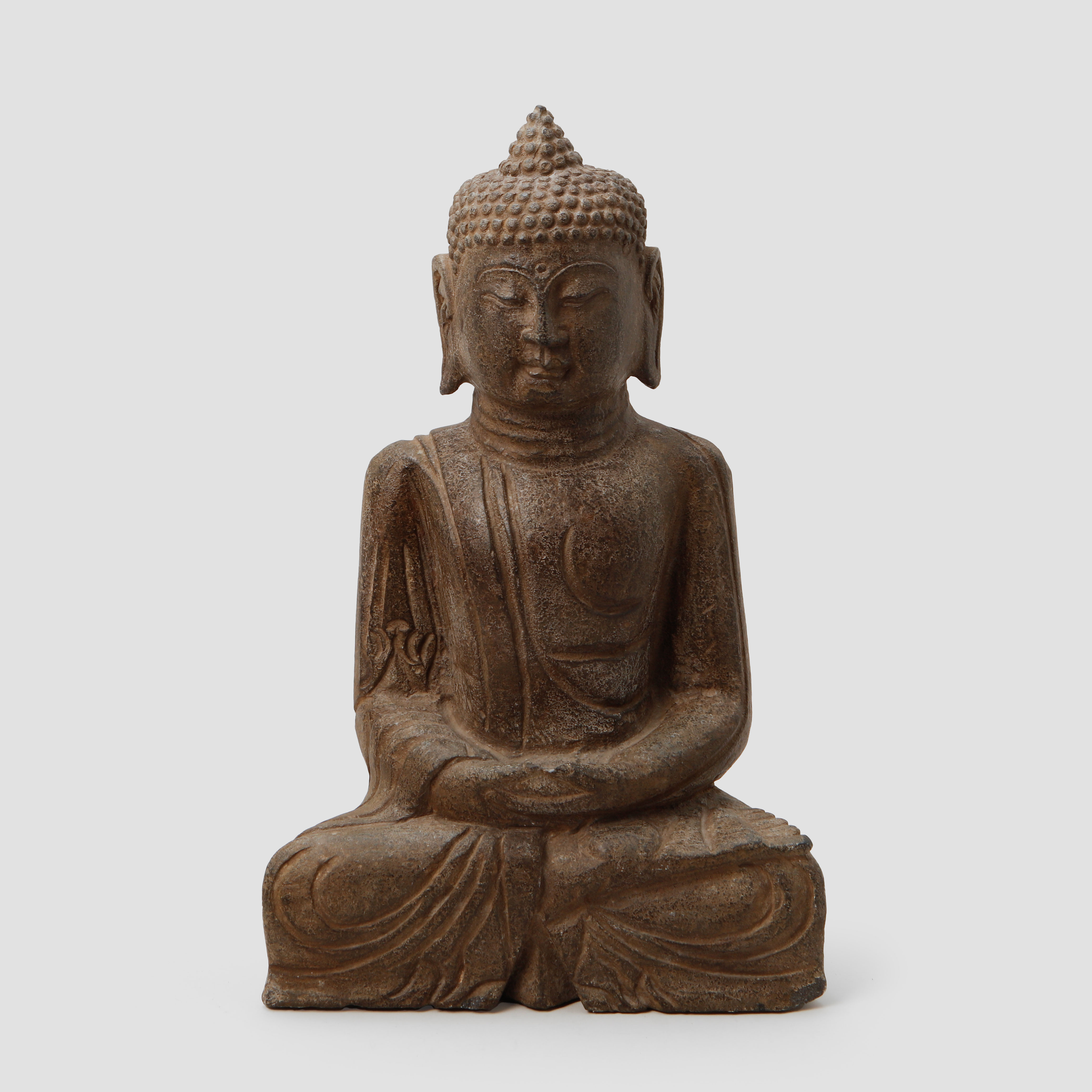 SKULPTUR, buddha, sten, 1900-tal.