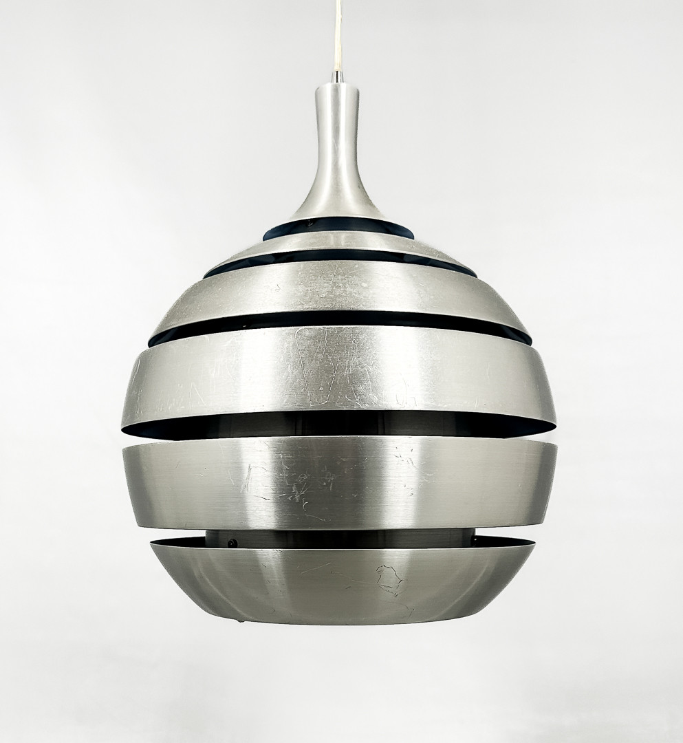 TAKLAMPA, borstad metall, modell SP 1009.