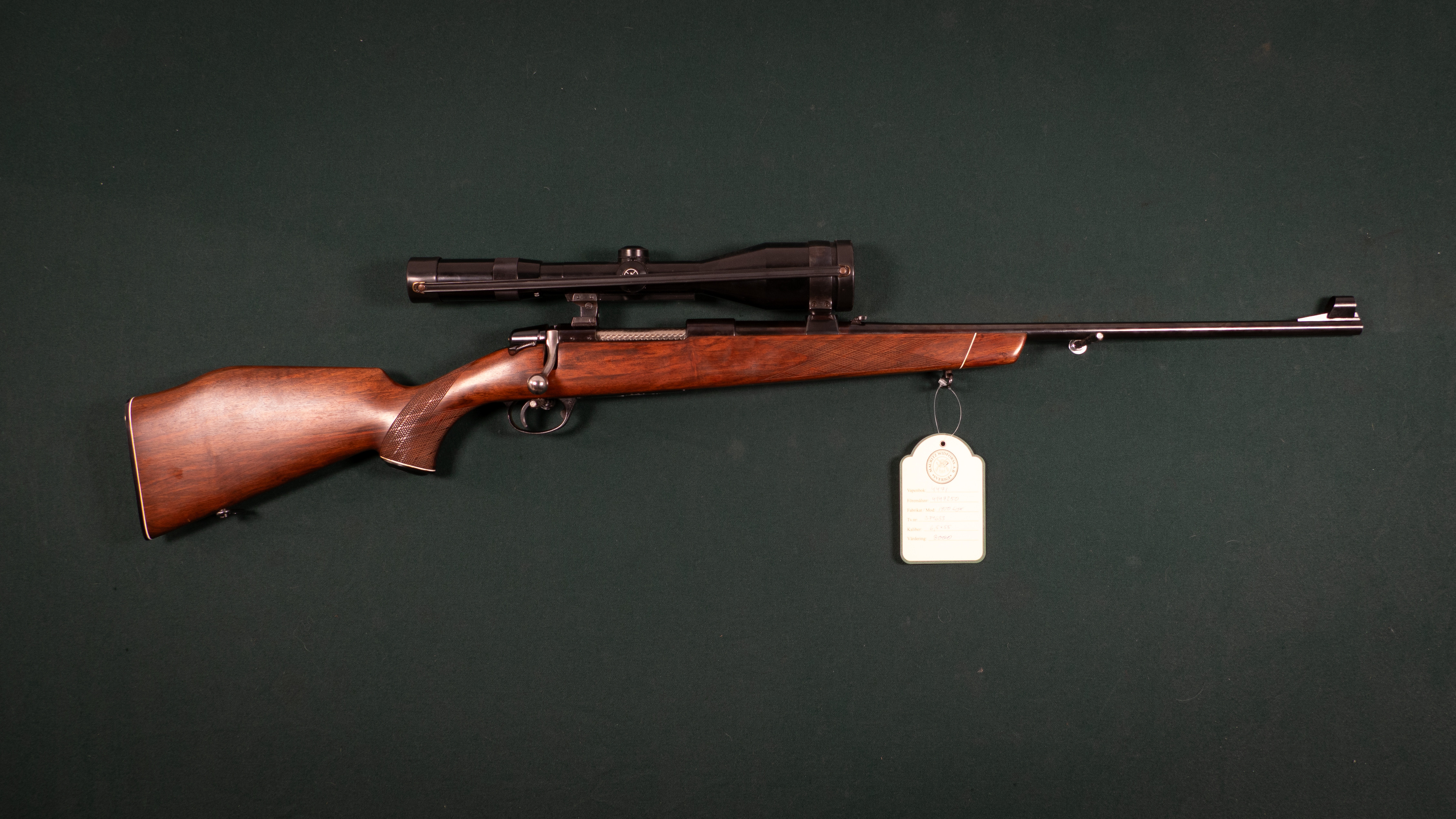 Husqvarna 1900 Lyx kal. 6,5x55 Tillv.nr. 374633 SE1497603.