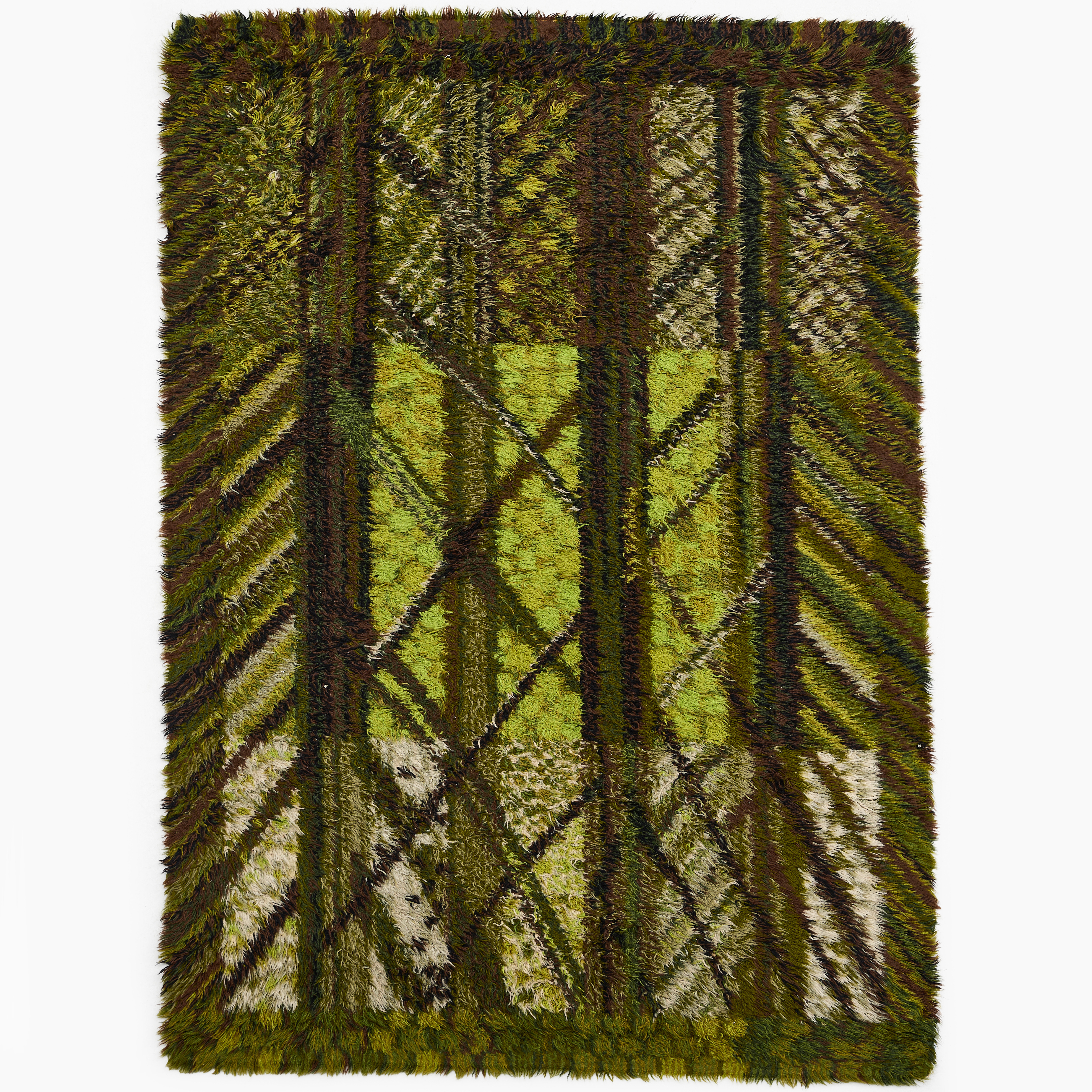 MARIANNE RICHTER. Ryamatta, "Kolmården", 190 x 130 cm, etikettmärkt.