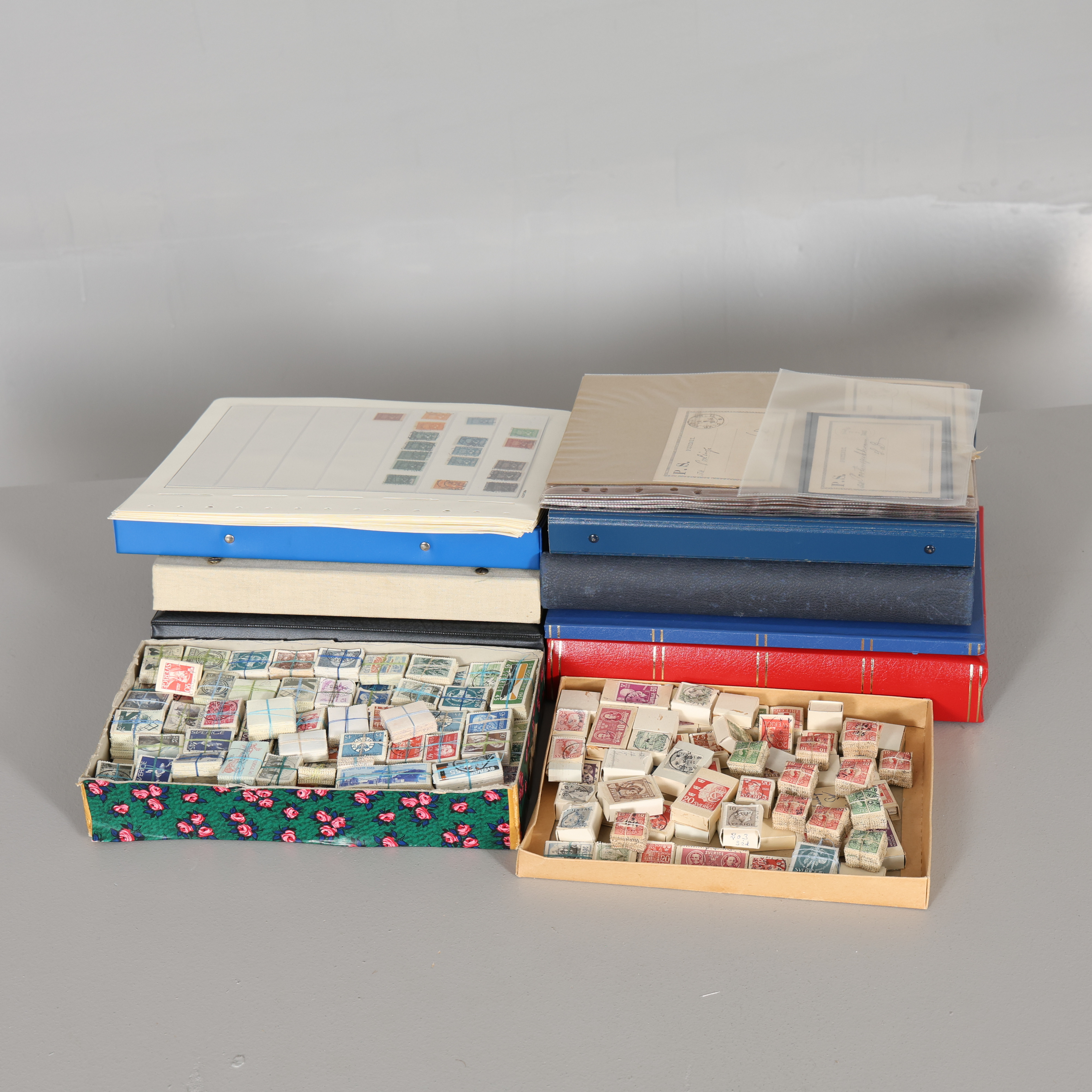 FRIMÄRKEN, parti, 1800/1900-tal mestadels Sverige.