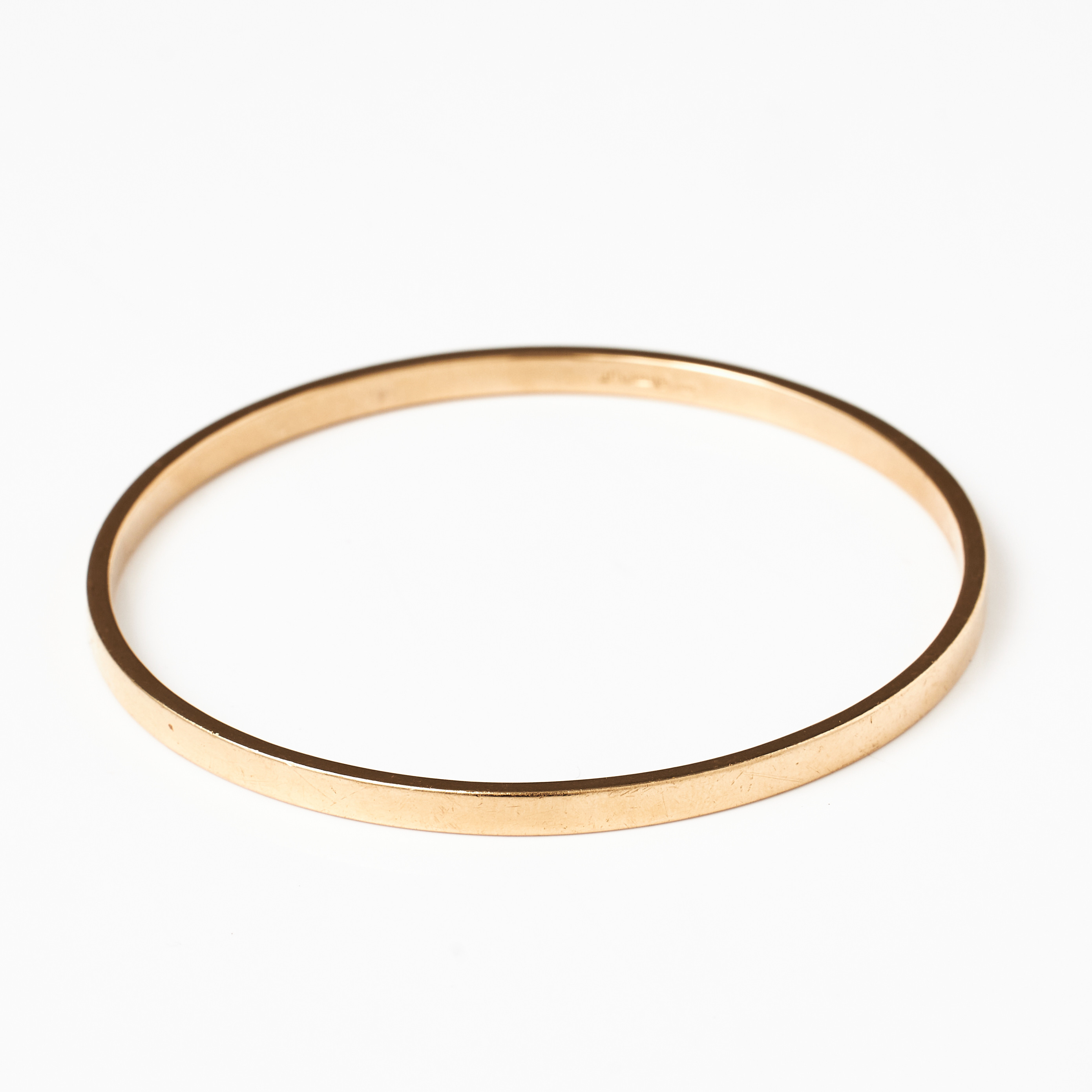 ARMRING, 18 k guld, slät modell, Guldsmederna Karin & Sören HB, Norrtälje 2010.