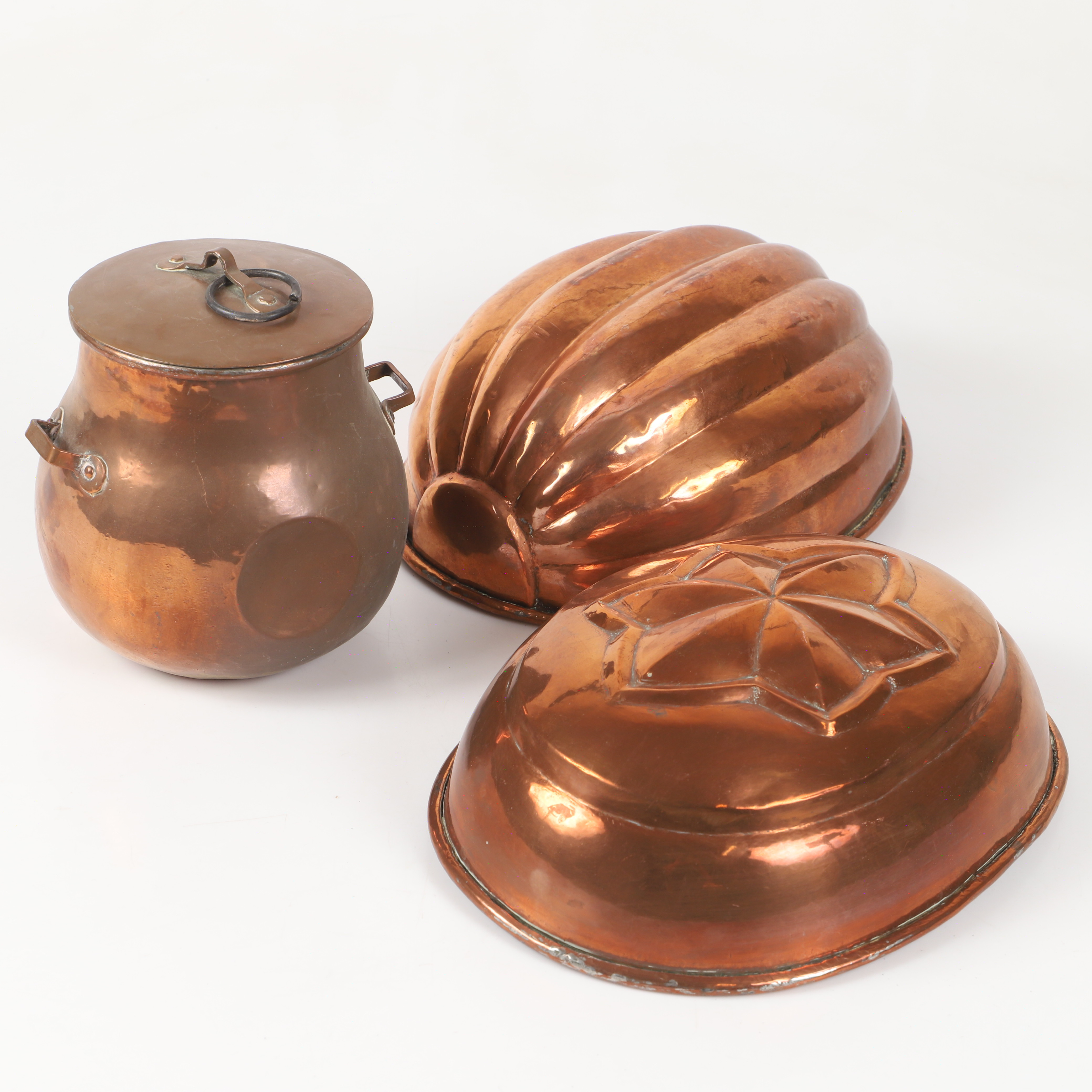 FORMAR M.M., 3 delar, koppar, 1900-tal.