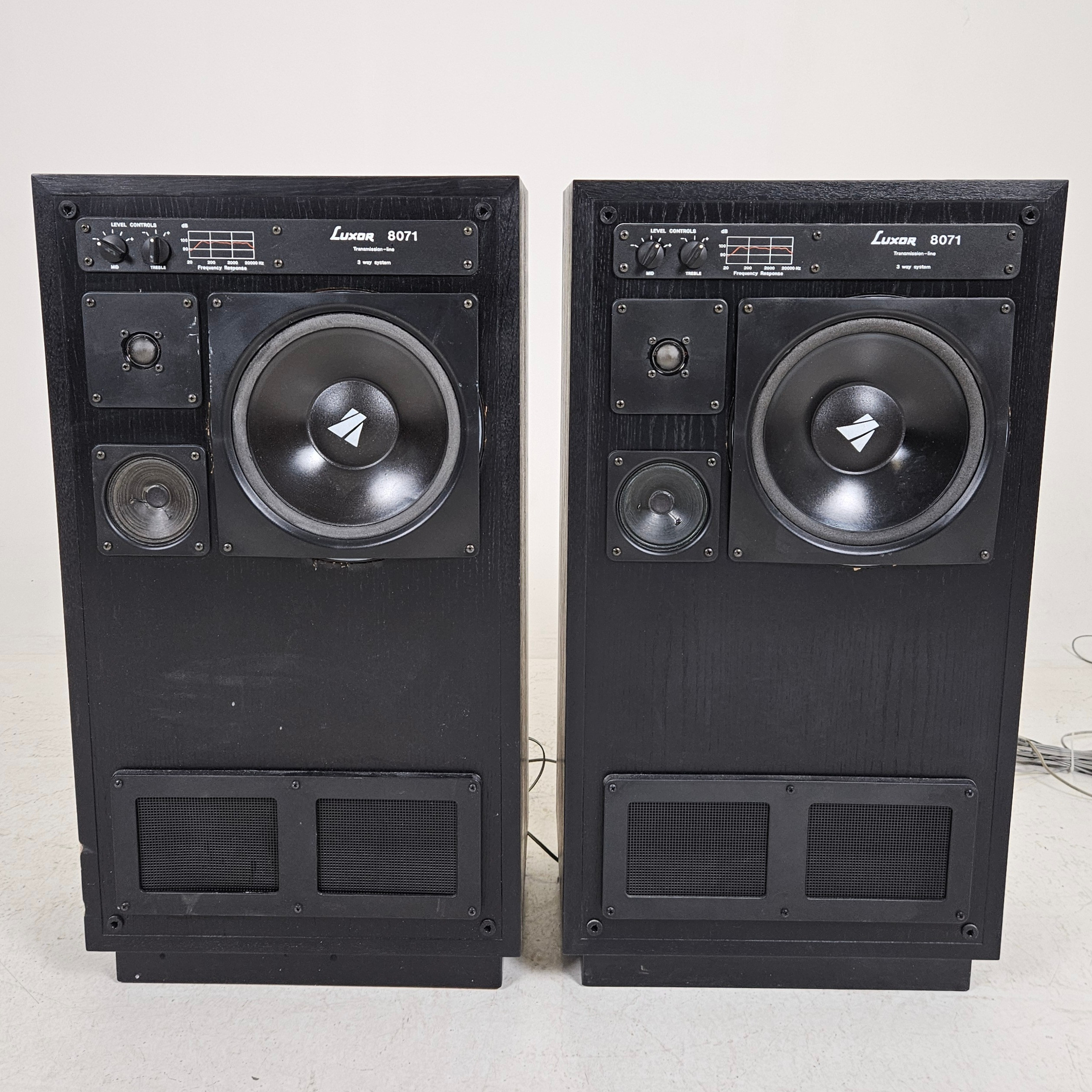 HÖGTALARE, ett par, 3 way system, Luxor 8071.