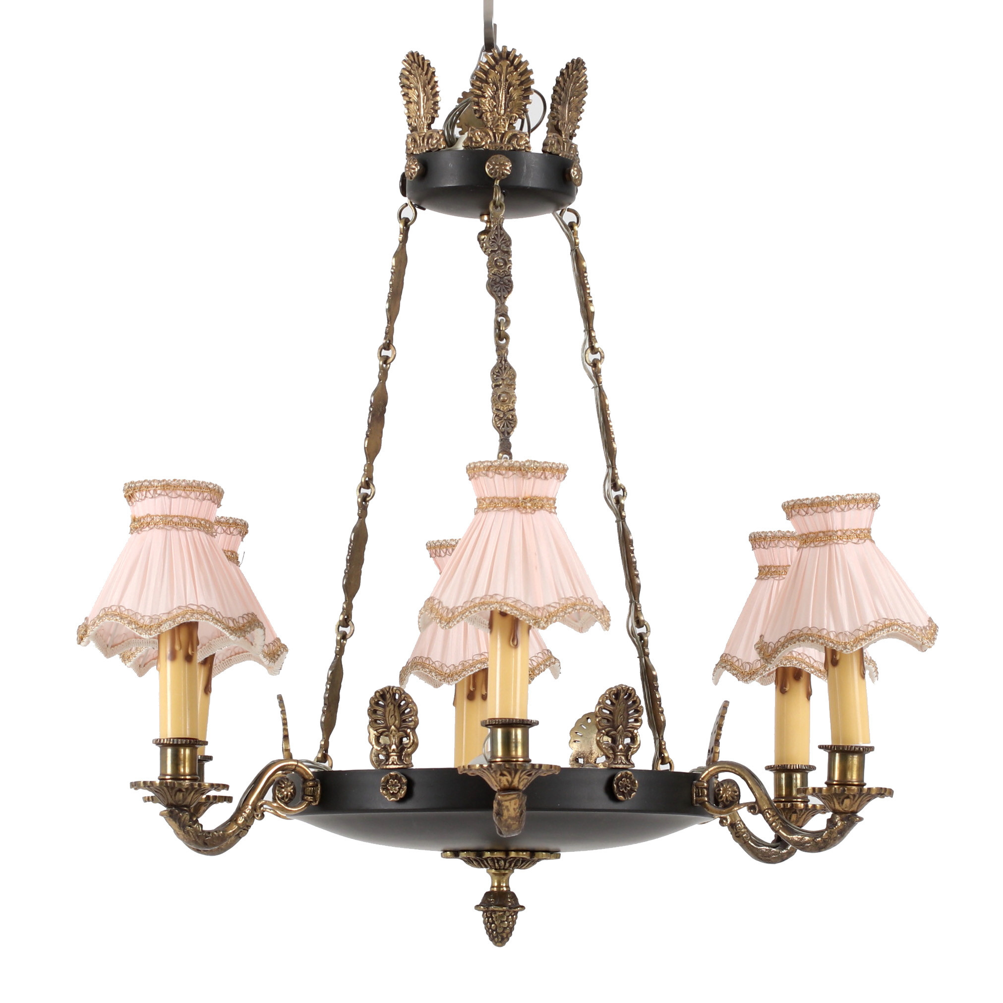 TAKAMPEL/LAMPA, empirestil, Bröderna Malmströms metallvarufabrik, Malmö. 1940.