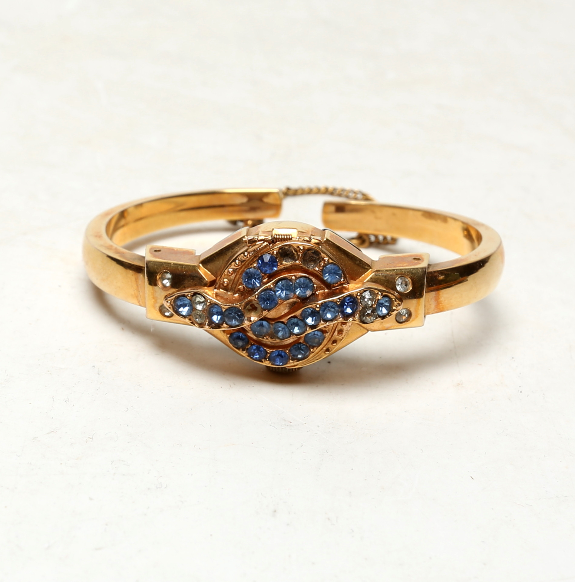 ARMBANDSUR/SMYCK samtidigt, gulddoublé.