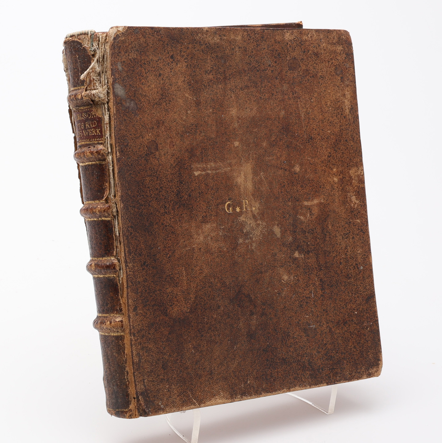 TEOLOGI. FRIHERRE GUSTAF REUTERHOLMS EXEMPLAR AV ANDREAS AXELSSONS GUDS NÅD OCH WERK I SIN REGERING ÖFWER MENNISKO- SLÄGTET 1775.