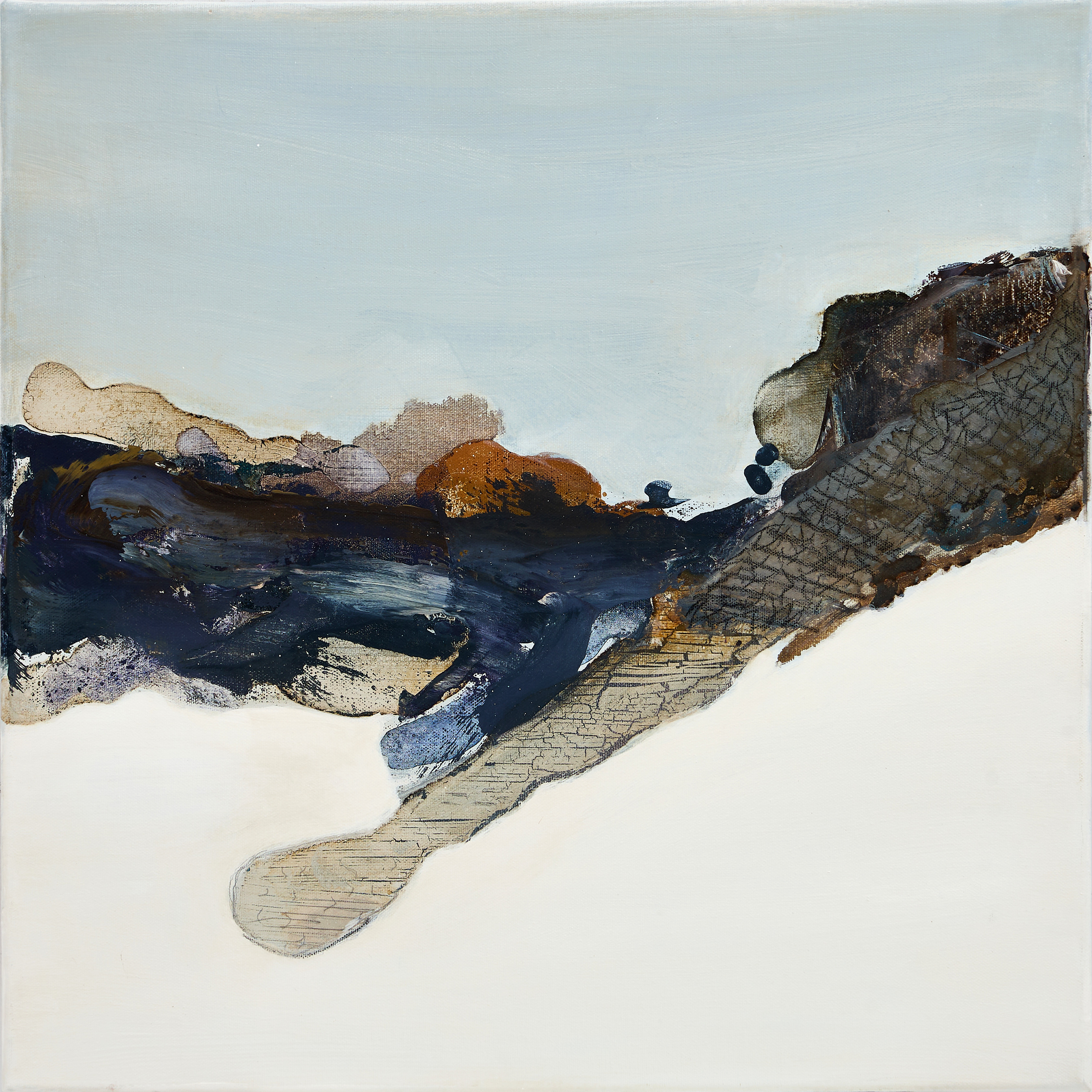 KIA KINELL (SVERIGE, FÖDD 1953). Abstrakt komposition, signerad a tergo, akryl på duk.