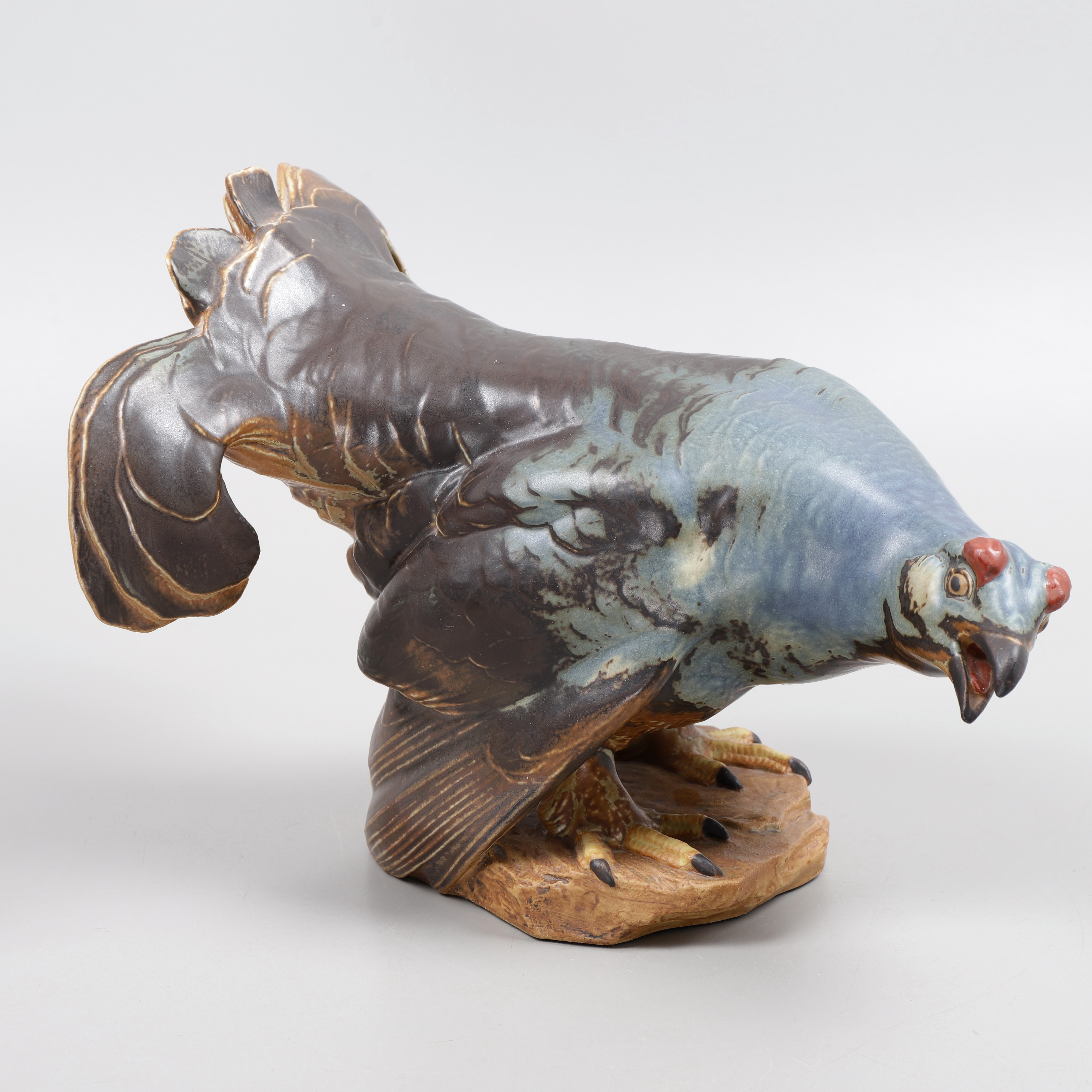 JENS PETER DAHL-JENSEN. Figurin, orre, keramik, Bing & Grøndahl, 1900-talets andra hälft.