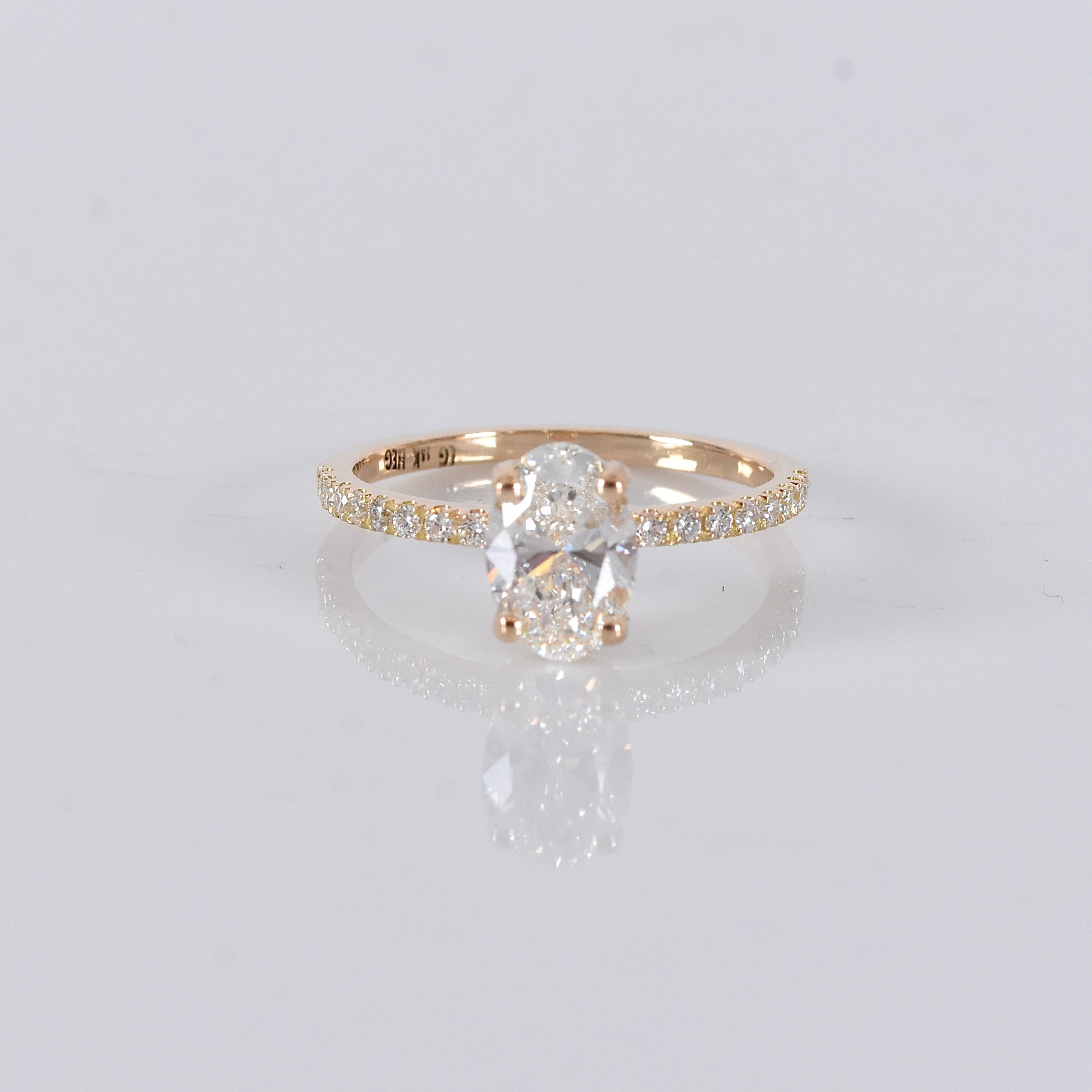 DIAMANTRING, 1,24ct, 18K, IGI Cert Labgrown.