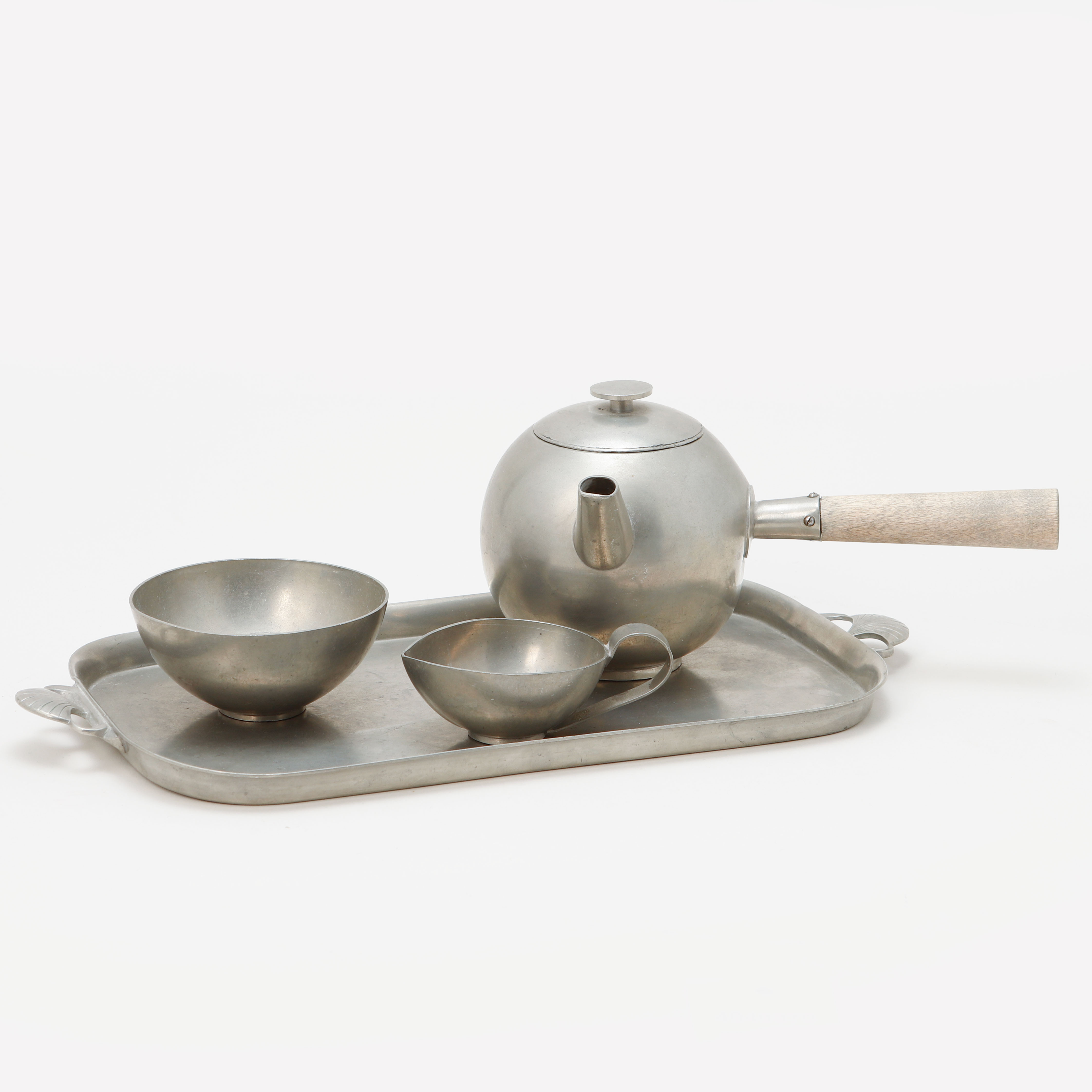 TESERVIS, 4 delar, tenn, GAB, 1930-tal.