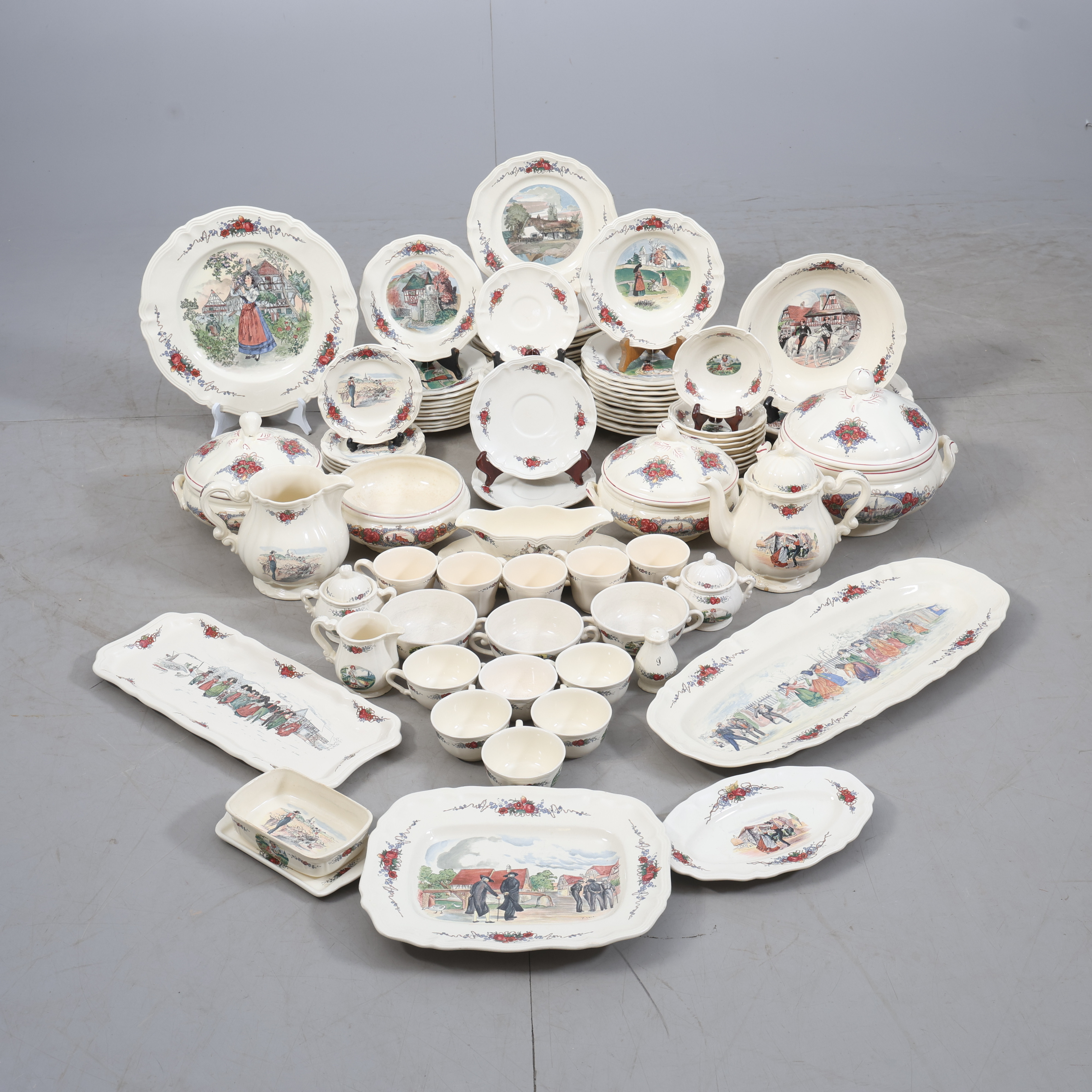 MATSERVIS, 94 delar exkl. lock, Obernai, Frankrike.